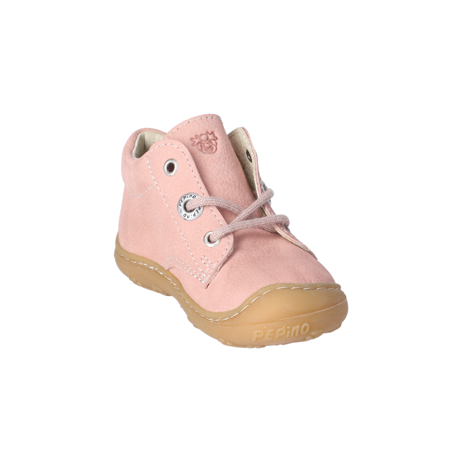PEPINO-Kinderschuhe-CORY-Lauflernschuhe-rot-Schnürung-Mädchen-Weit