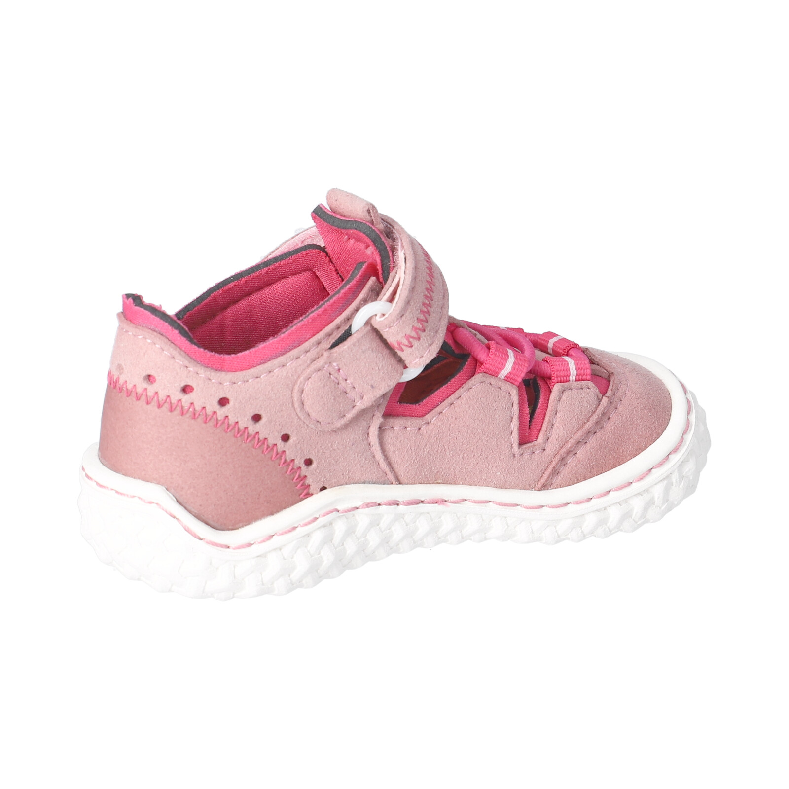 PEPINO-Kinderschuhe-JERRY-Barfußschuhe-rot-Klettverschluss-Mädchen-Mittel