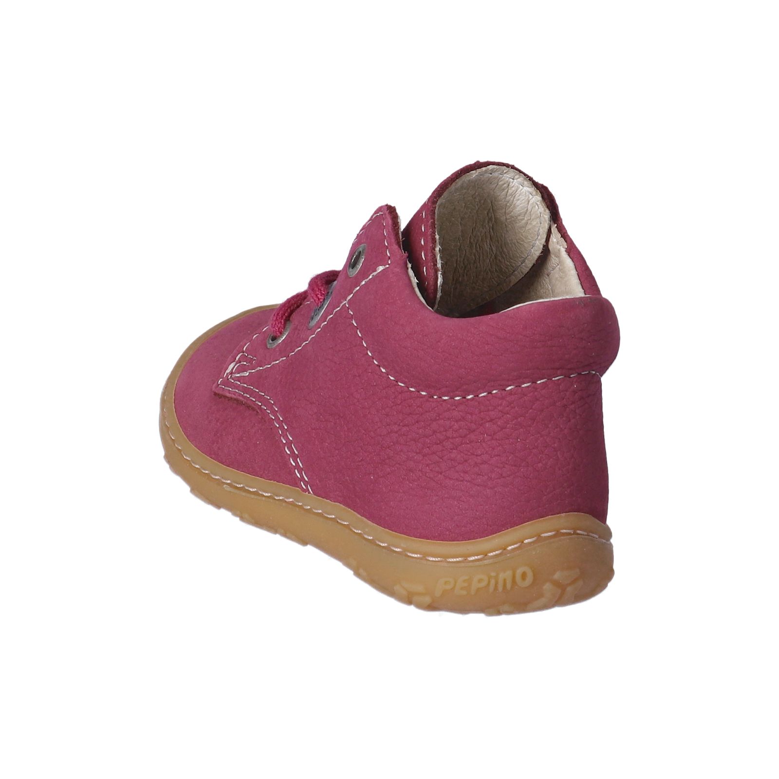 PEPINO-Kinderschuhe-CORY-Lauflernschuhe-rot-Schnürung-Mädchen-Mittel