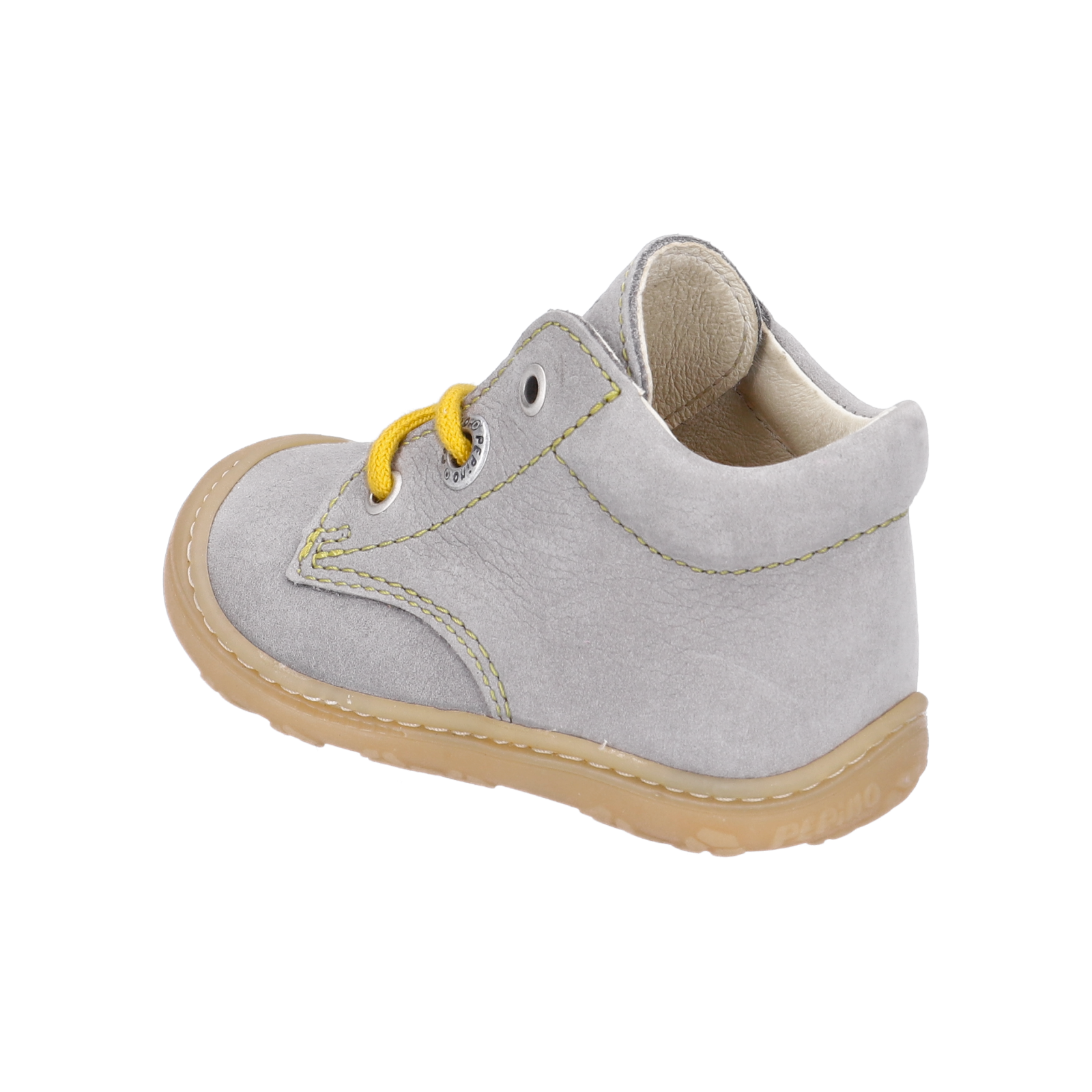 PEPINO-Kinderschuhe-CORY-Lauflernschuhe-grau-Schnürung-Unisex-Mittel