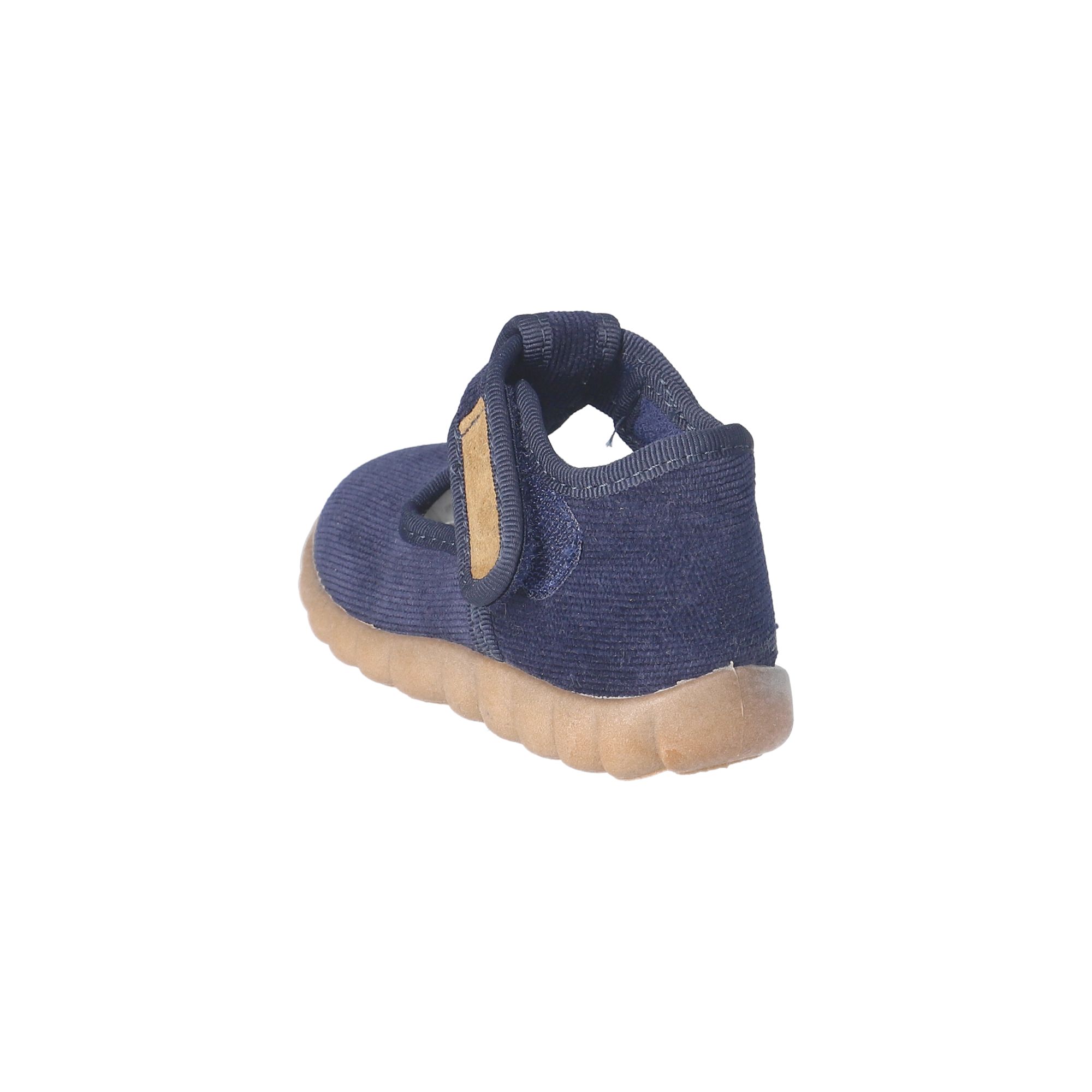 Kinder Klett-Hausschuhe Blau Kinder Klett-Hausschuhe Blau
