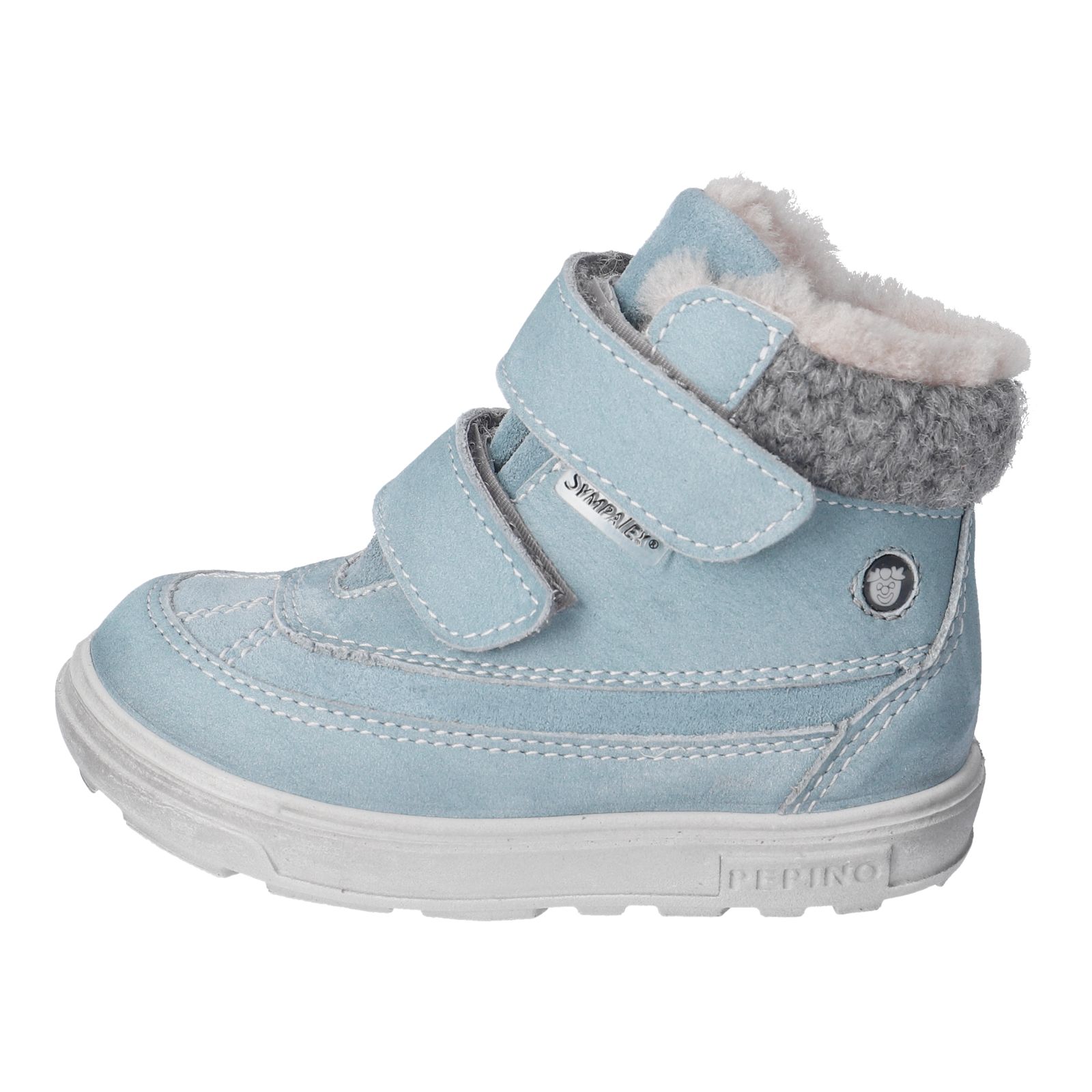 PEPINO-Kinderschuhe-PEDRO-Winterboots-blau-Klettverschluss-Jungen-Weit 
