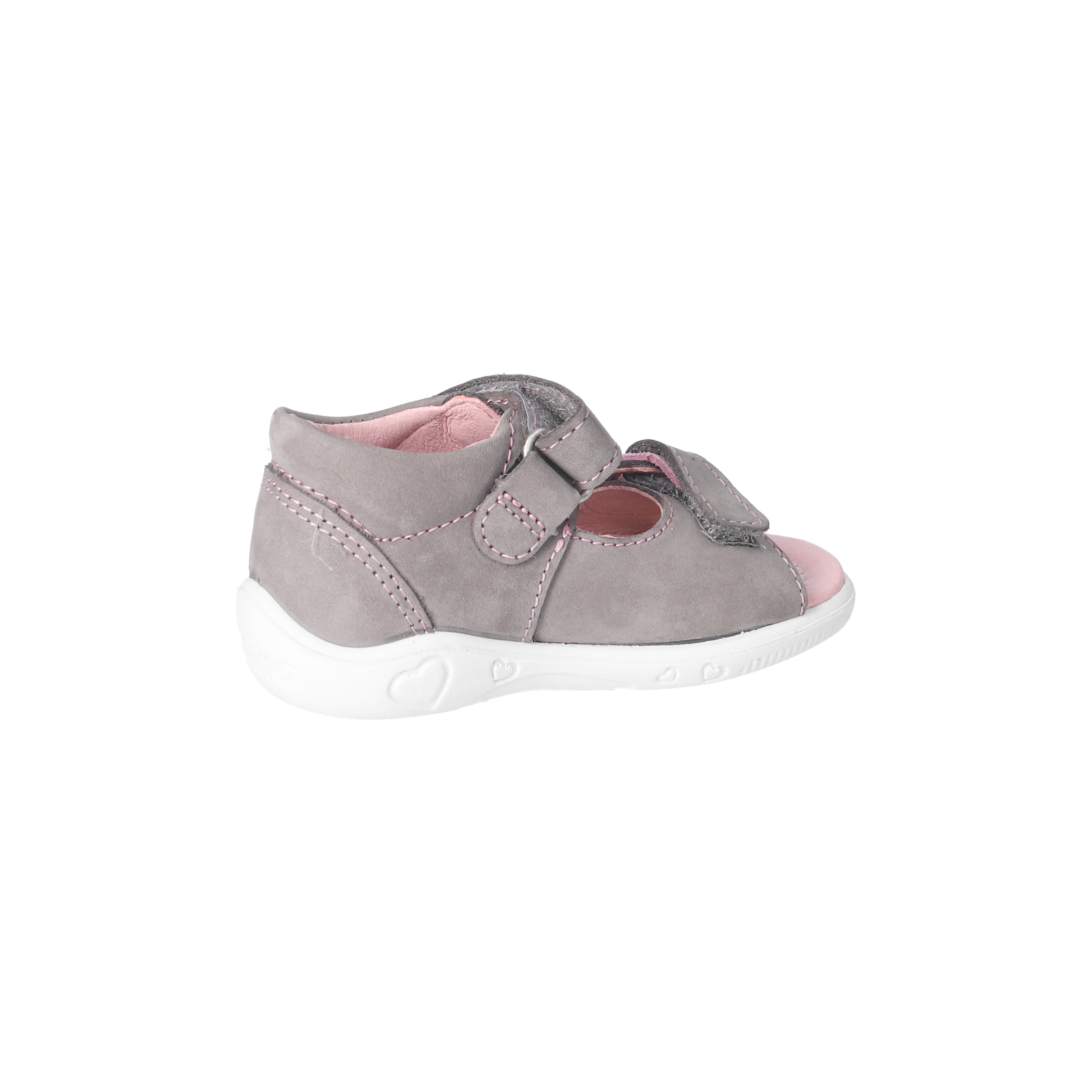 PEPINO-Kinderschuhe-SILVI-Sandalen-grau-Klettverschluss-Mädchen-Schmal PEPINO-Kinderschuhe-SILVI-Sandalen-grau-Klettverschluss-Mädchen-Schmal