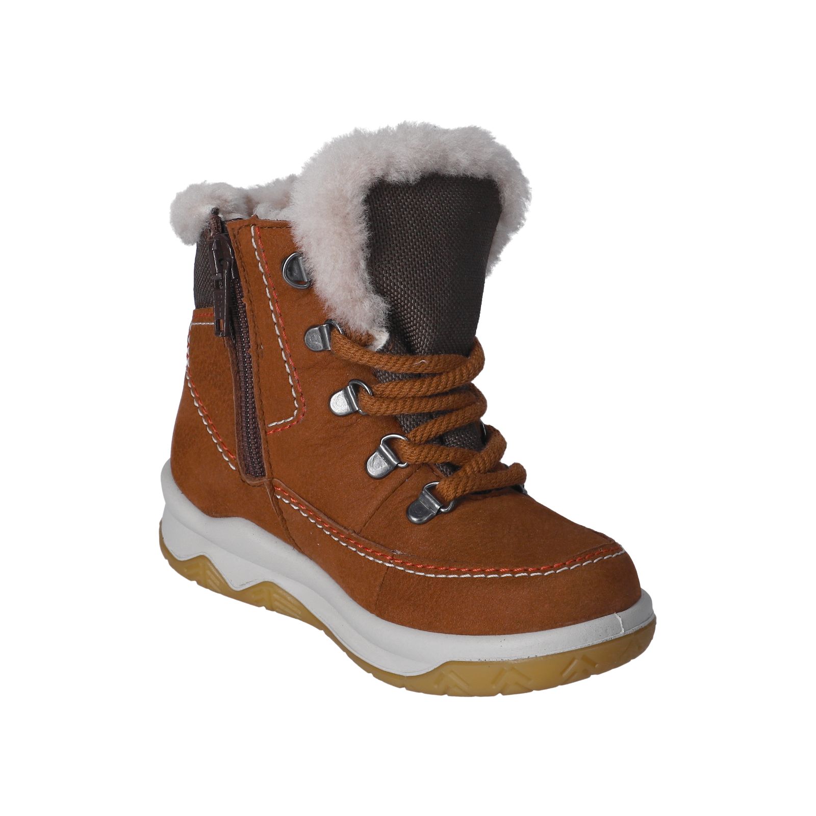 RICOSTA-Kinderschuhe-LEVI-Winterboots-braun-Schnürung-Jungen-Weit RICOSTA-Kinderschuhe-LEVI-Winterboots-braun-Schnürung-Jungen-Weit