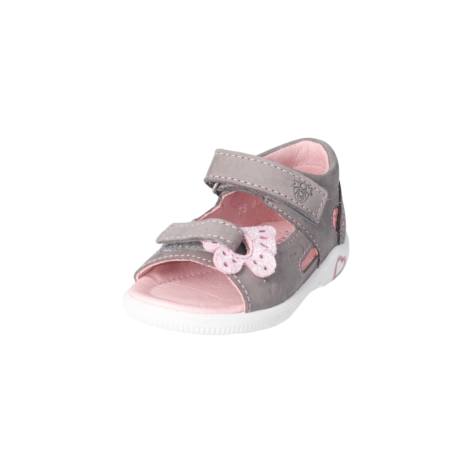 PEPINO-Kinderschuhe-SILVI-Sandalen-grau-Klettverschluss-Mädchen-Schmal PEPINO-Kinderschuhe-SILVI-Sandalen-grau-Klettverschluss-Mädchen-Schmal