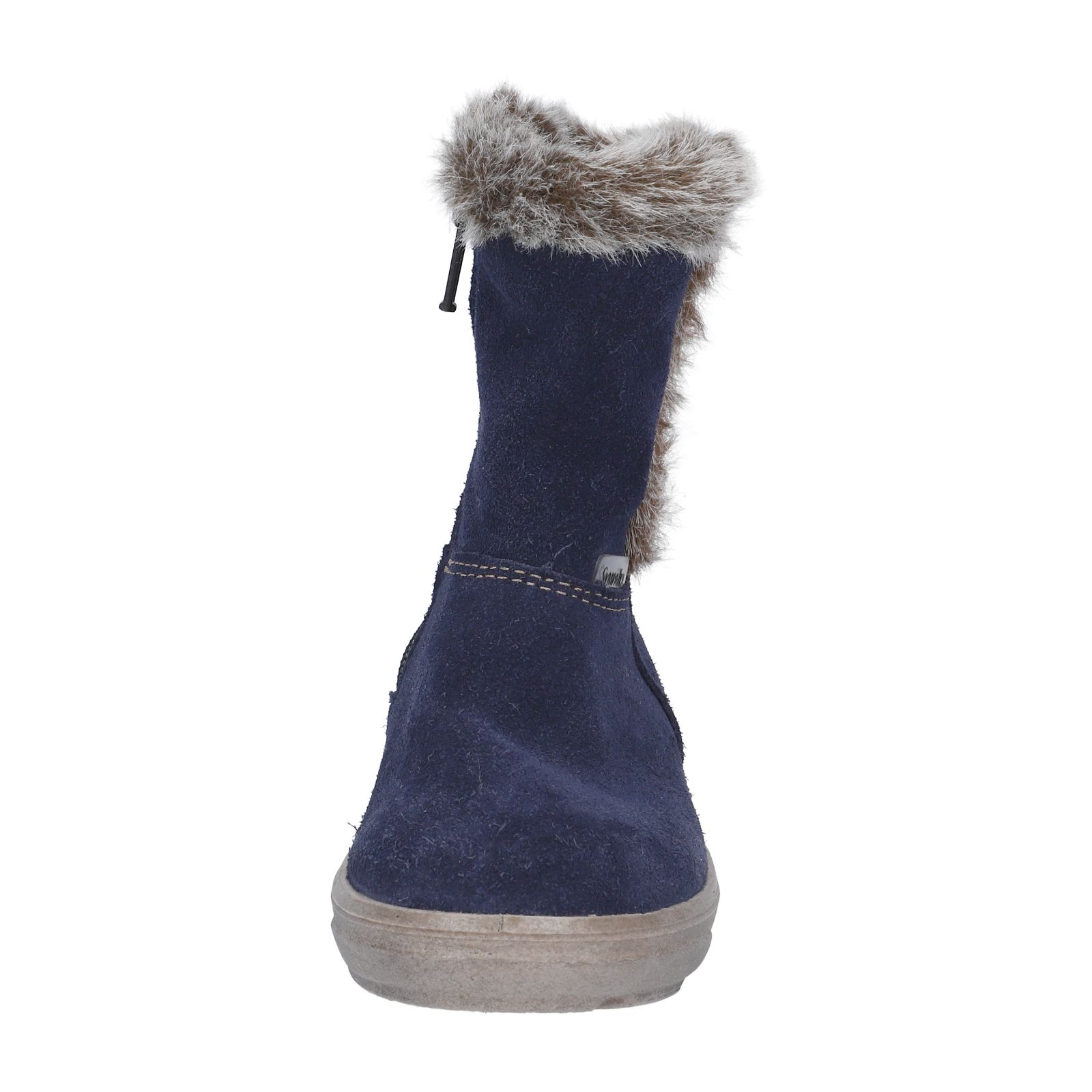 PEPINO-Kinderschuhe-USKY-Winterboots-blau-Reißverschluss-Mädchen-Mittel