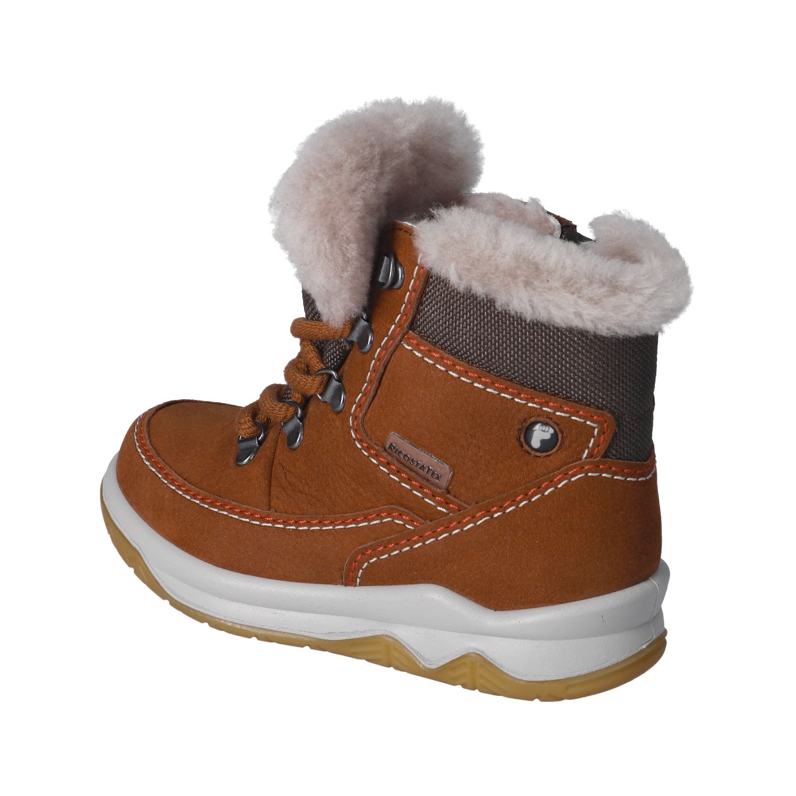 RICOSTA-Kinderschuhe-LEVI-Winterboots-braun-Schnürung-Jungen-Weit RICOSTA-Kinderschuhe-LEVI-Winterboots-braun-Schnürung-Jungen-Weit