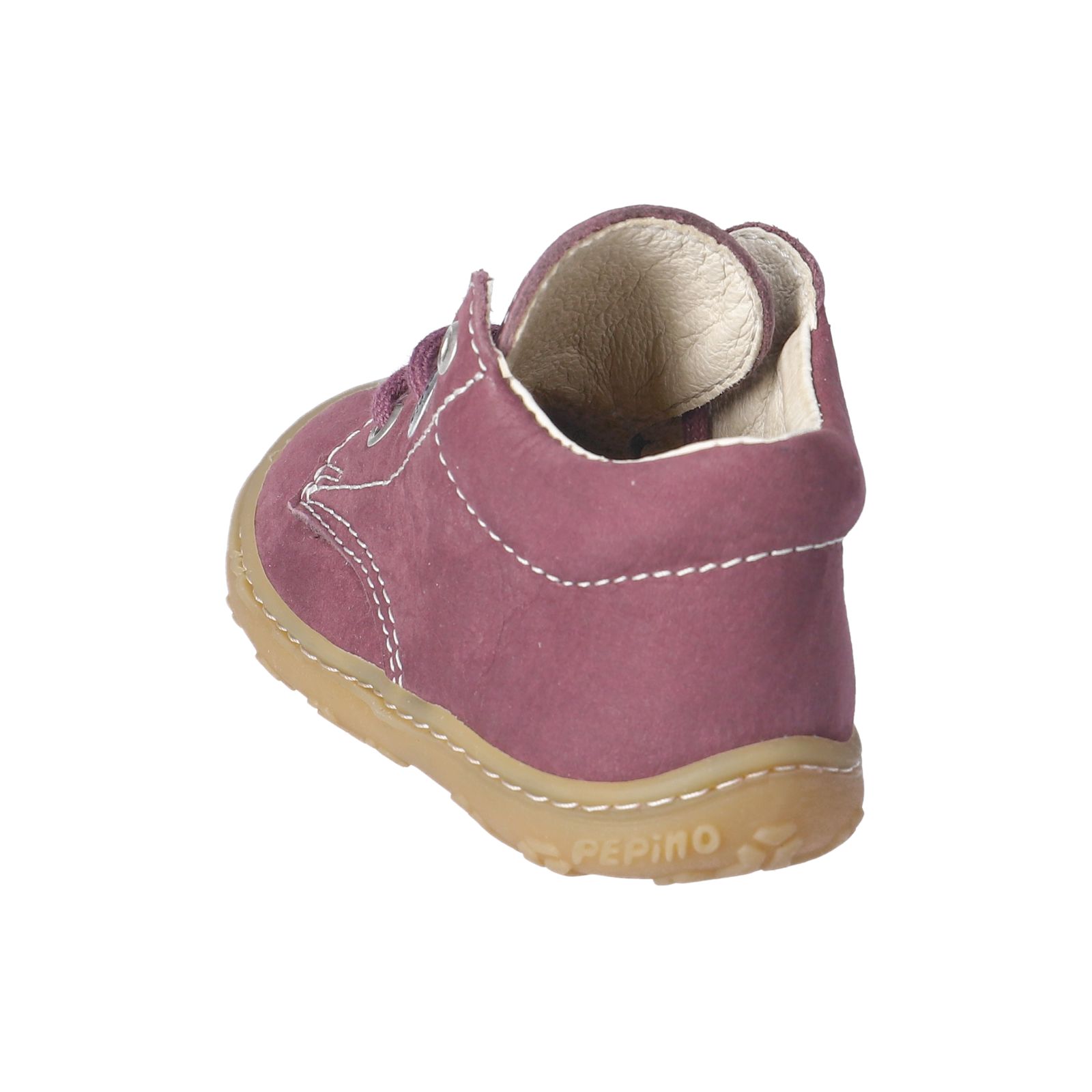 PEPINO-Kinderschuhe-CORY-Lauflernschuhe-grau-Schnürung-Mädchen-Mittel