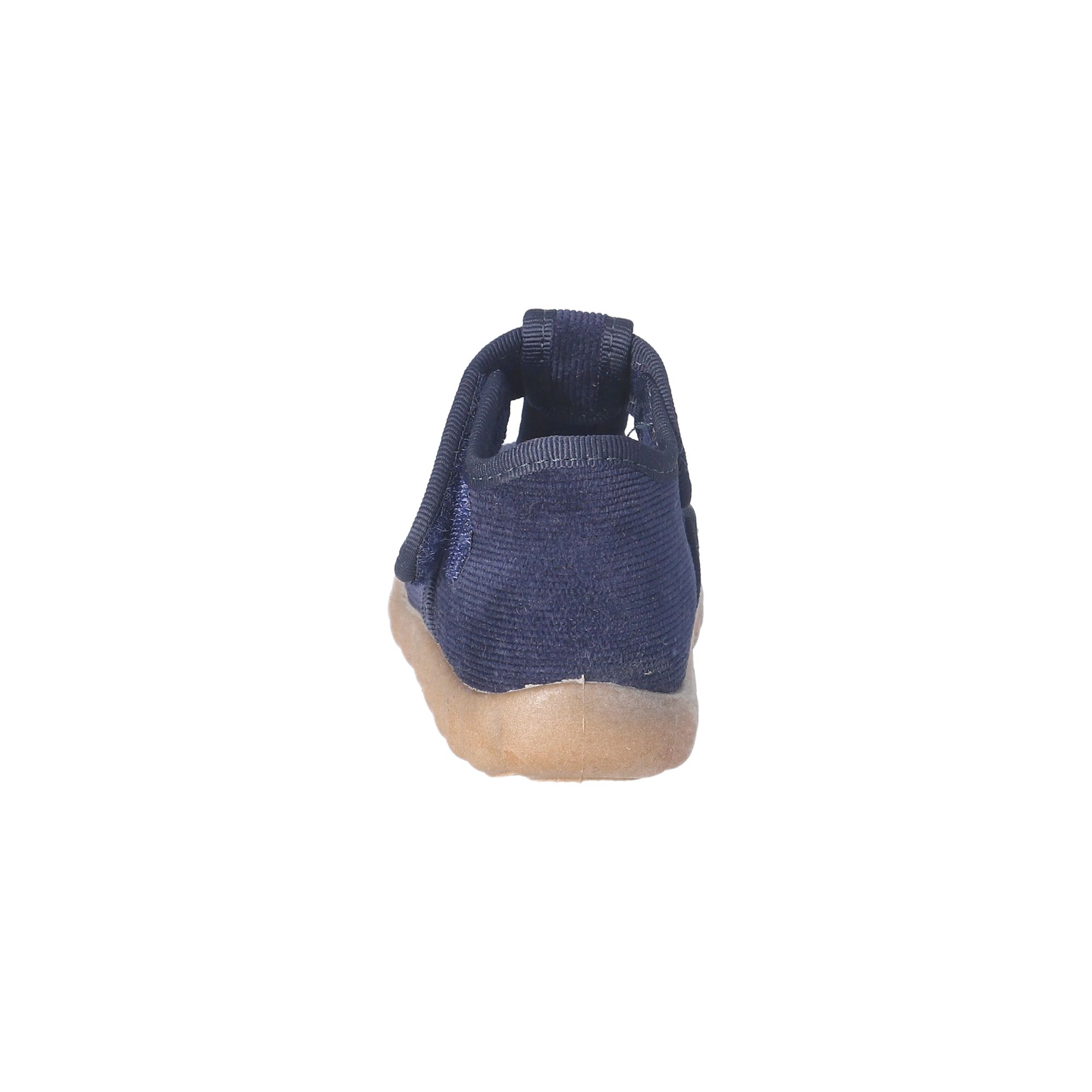Kinder Klett-Hausschuhe Blau Kinder Klett-Hausschuhe Blau