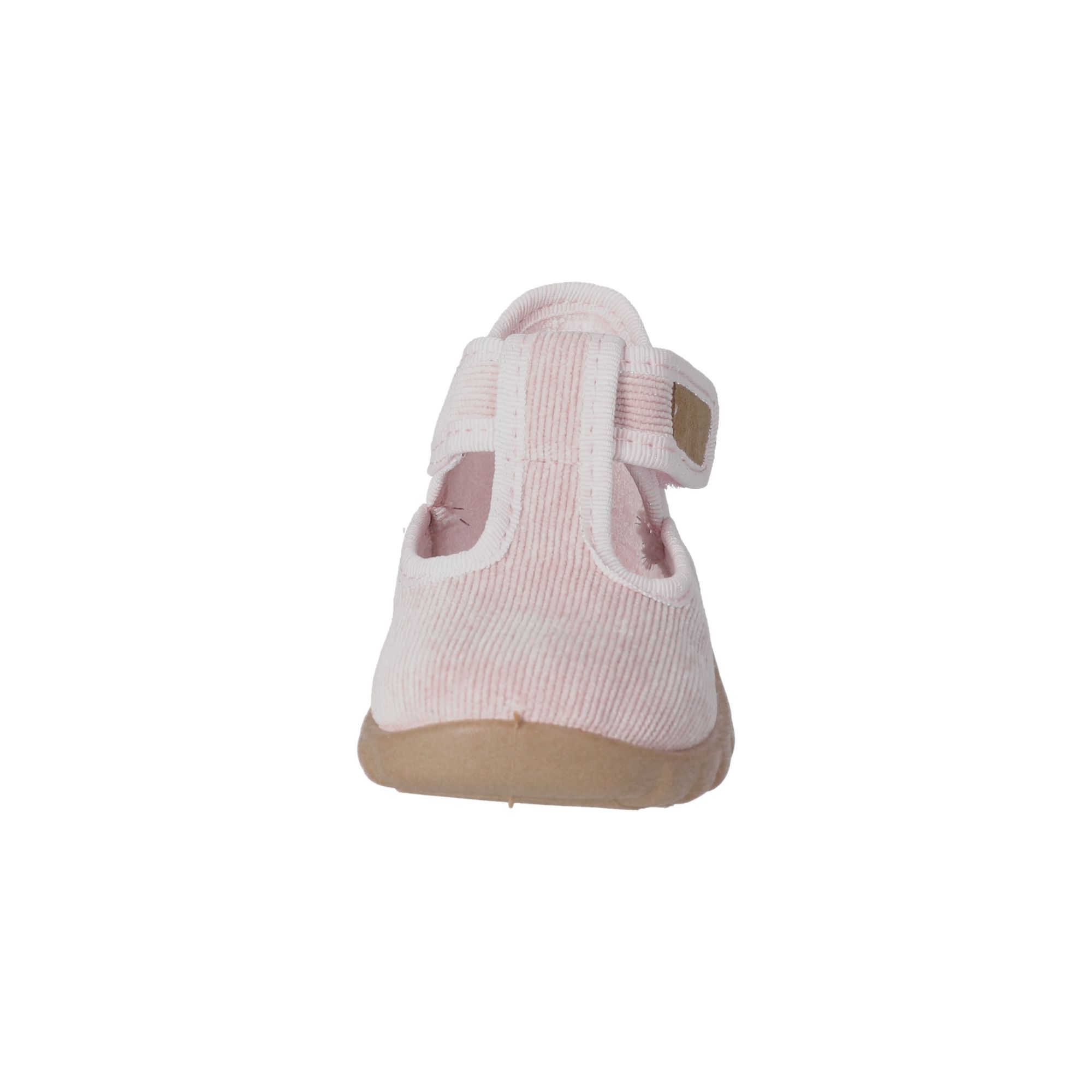 Kinder Klett-Hausschuhe Rosa