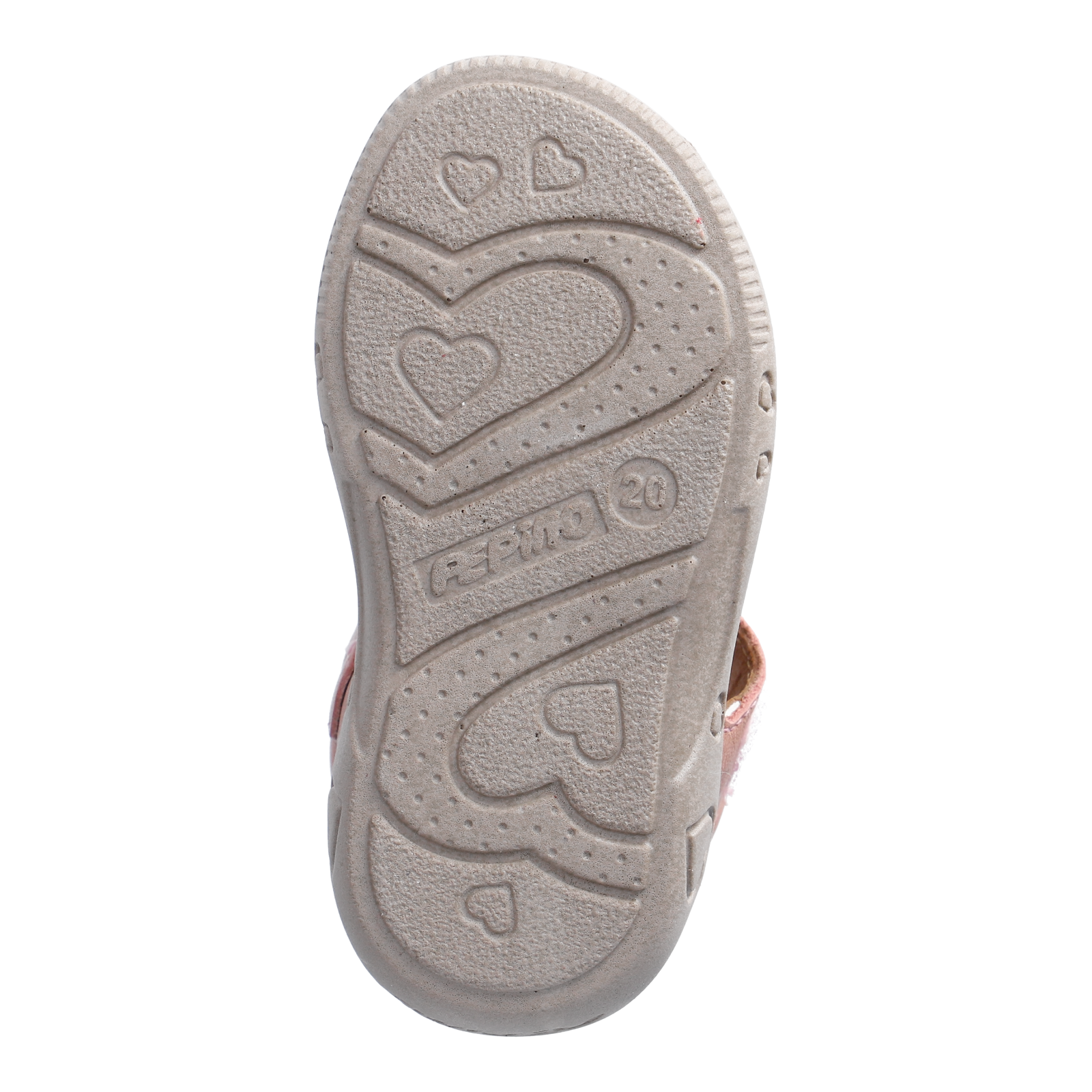 PEPINO-Kinderschuhe-TILDI-Sandalen-rot-Klettverschluss-Mädchen-Schmal