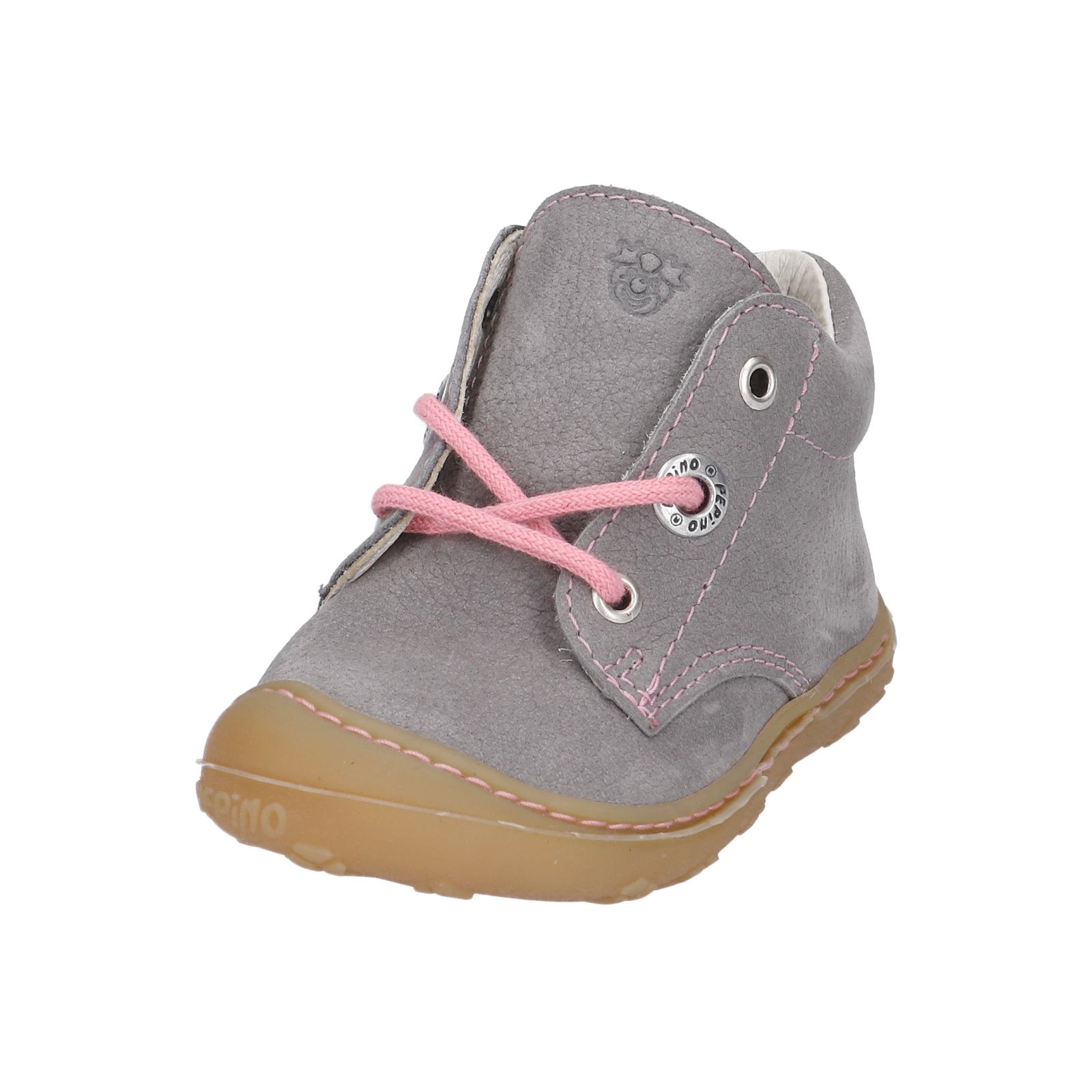 PEPINO-Kinderschuhe-CORY-Lauflernschuhe-grau-Schnürung-Mädchen-Mittel PEPINO-Kinderschuhe-CORY-Lauflernschuhe-grau-Schnürung-Mädchen-Mittel