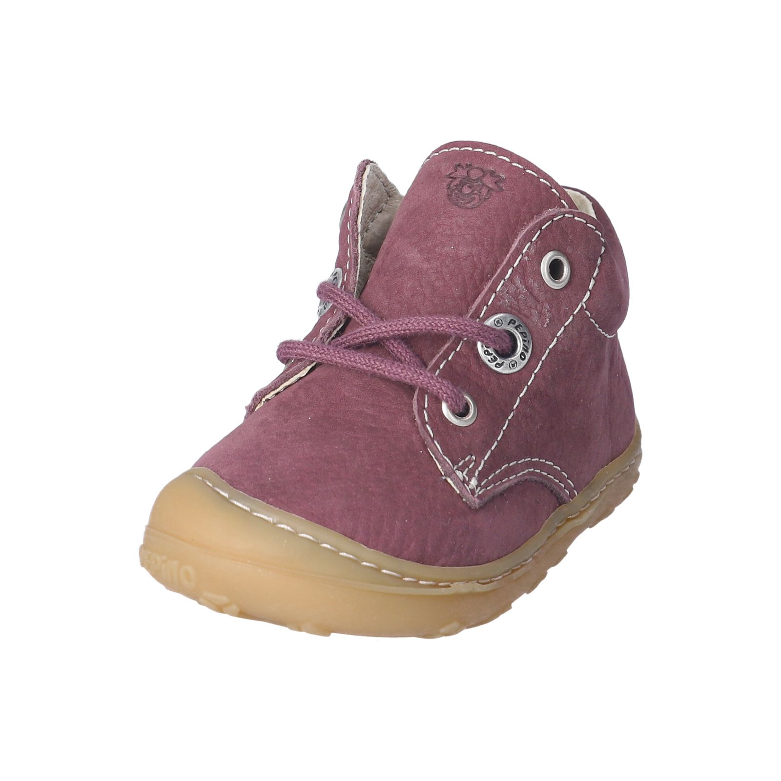 PEPINO-Kinderschuhe-CORY-Lauflernschuhe-grau-Schnürung-Mädchen-Mittel