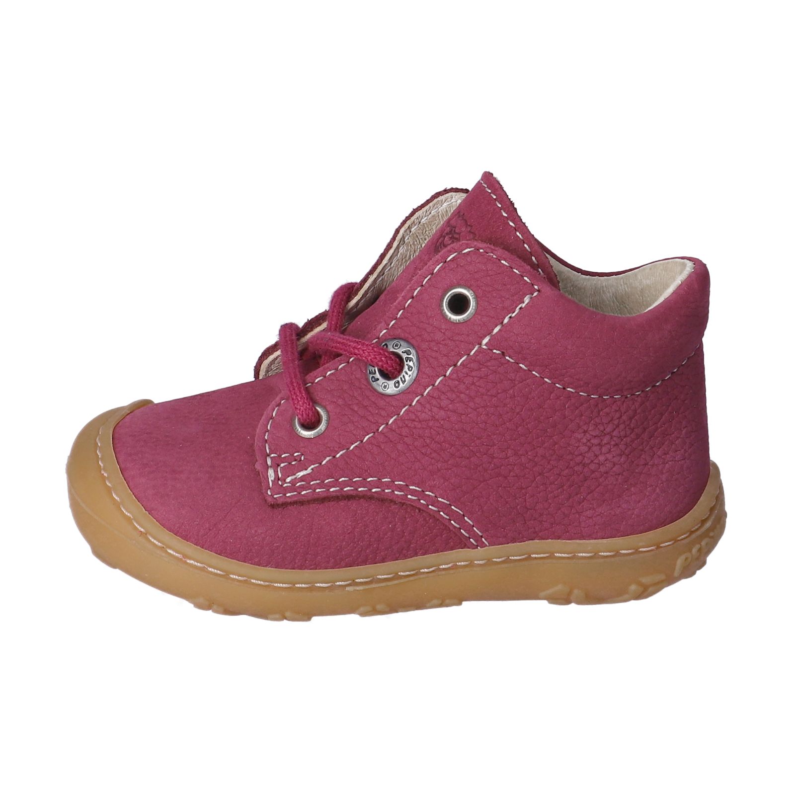 PEPINO-Kinderschuhe-CORY-Lauflernschuhe-rot-Schnürung-Mädchen-Mittel