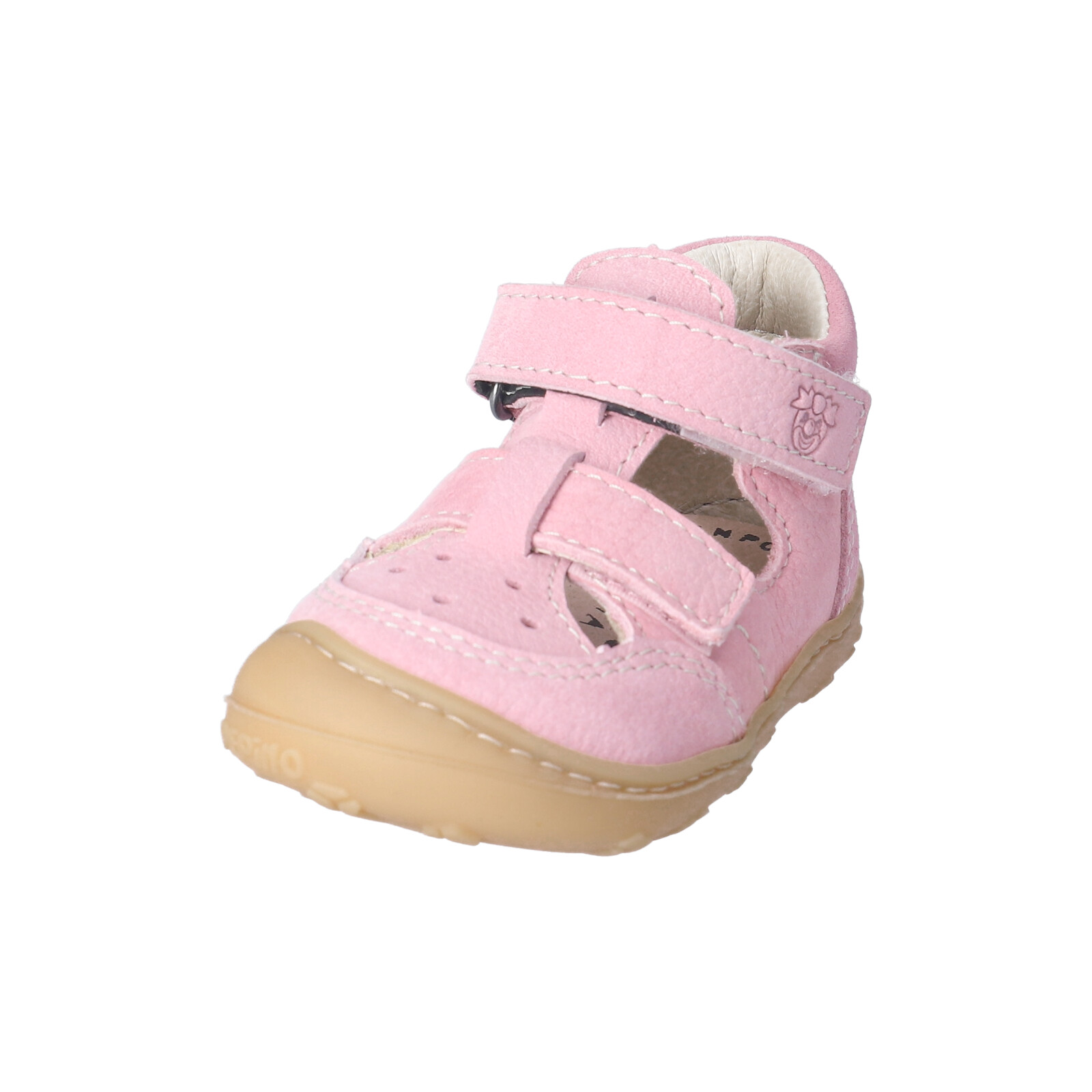 PEPINO-Kinderschuhe-ENI-Lauflernschuhe-rot-Klettverschluss-Mädchen-Mittel