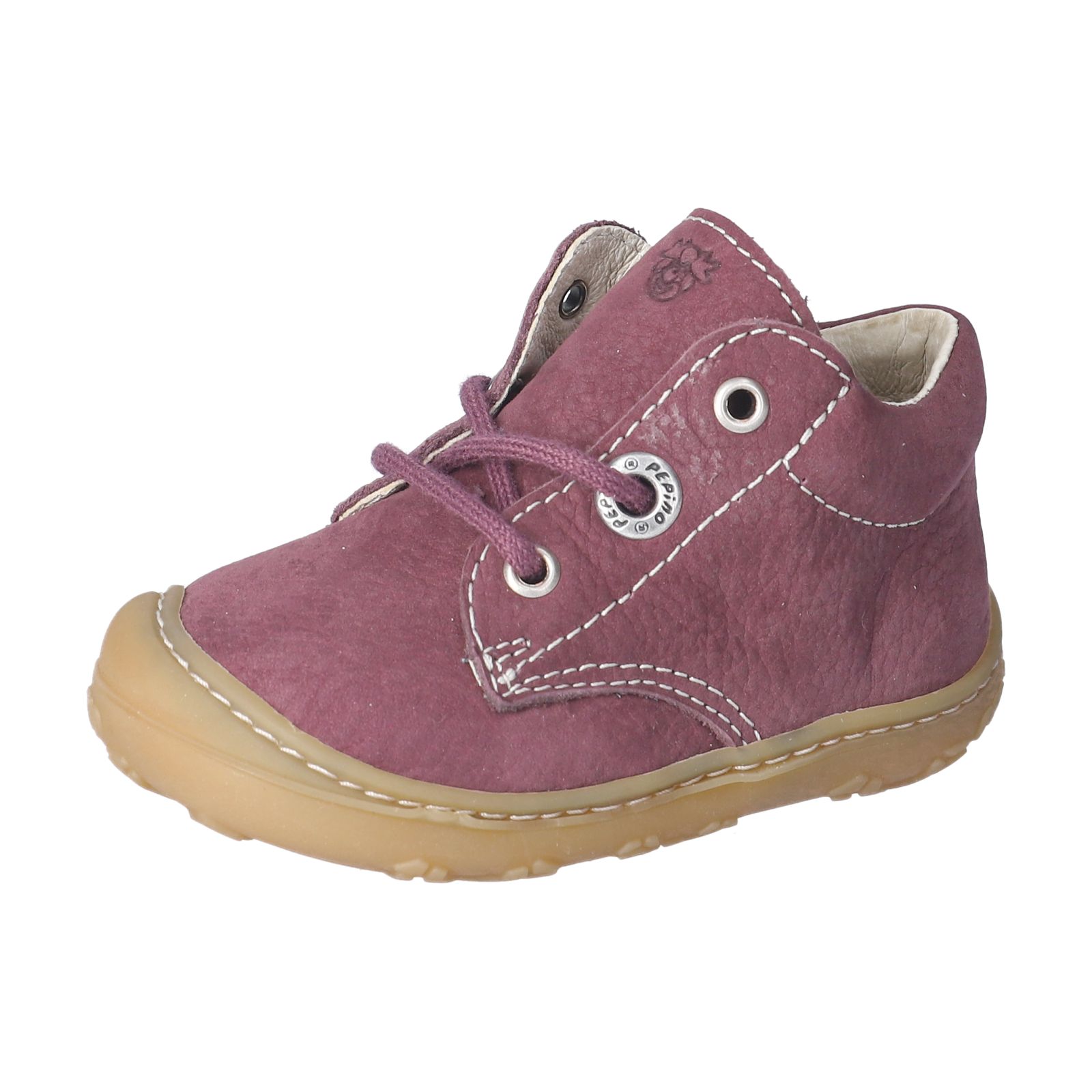 PEPINO-Kinderschuhe-CORY-Lauflernschuhe-grau-Schnürung-Mädchen-Mittel