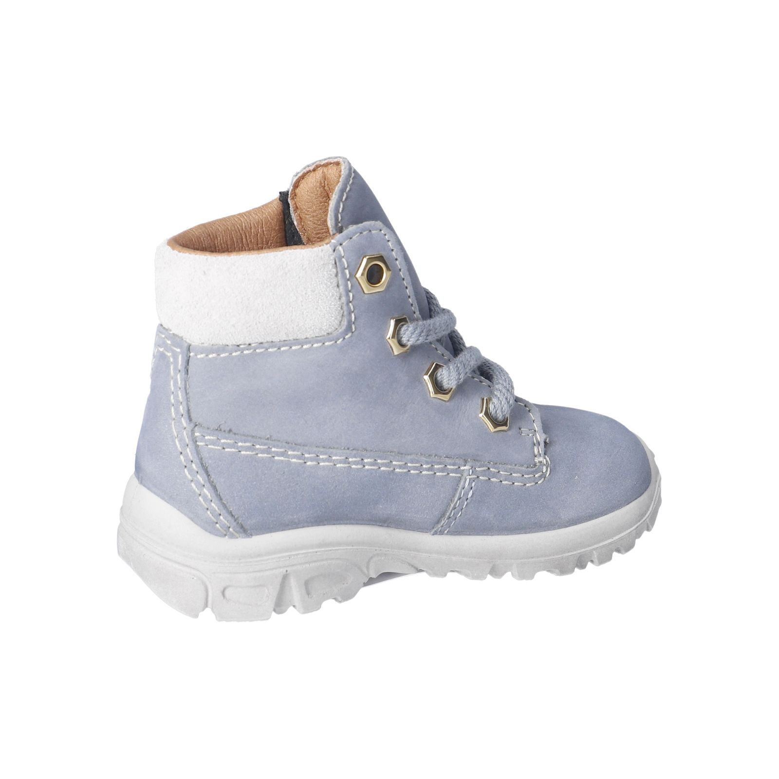 PEPINO-Kinderschuhe-DEAN-Boots-blau-Schnürung-Jungen-Weit