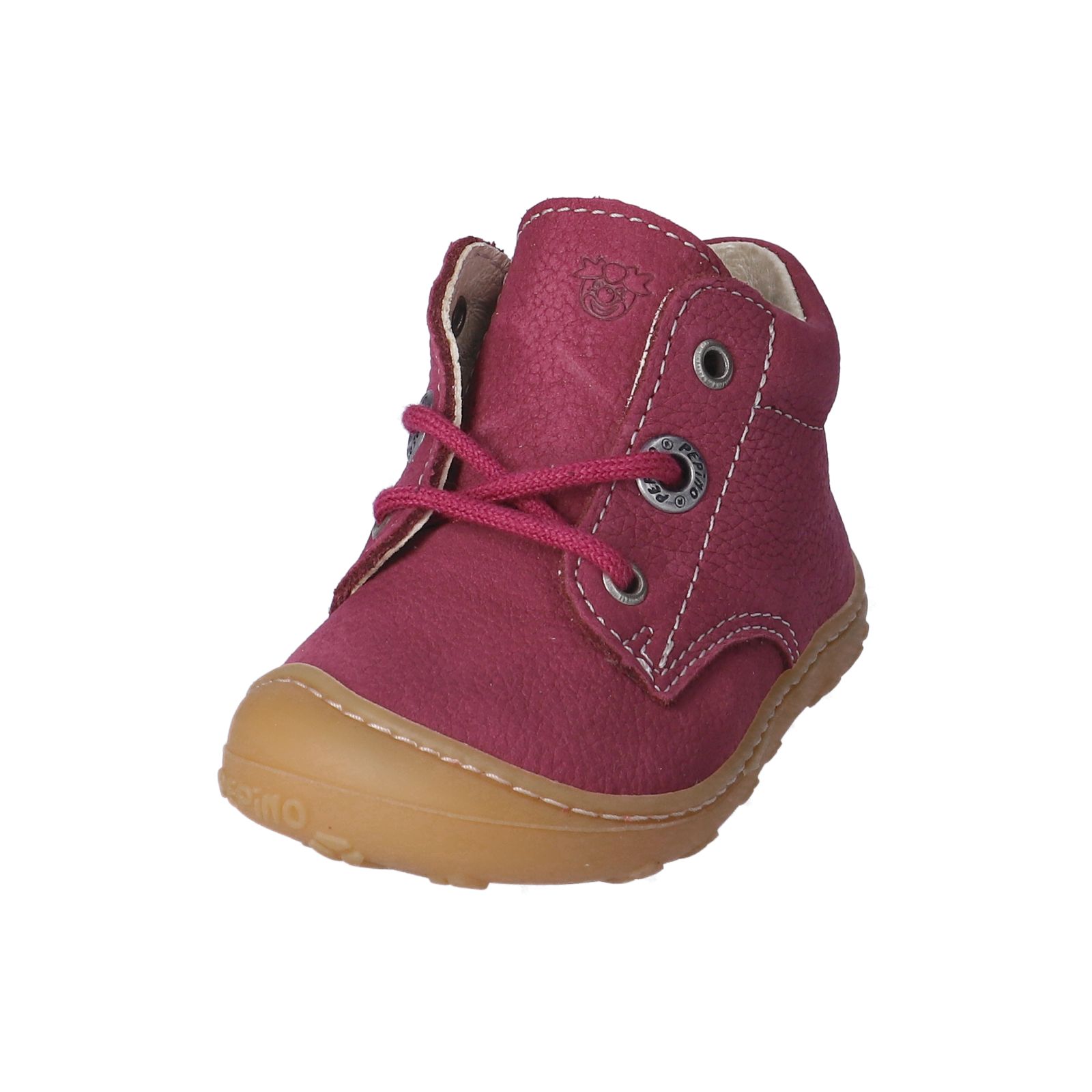 PEPINO-Kinderschuhe-CORY-Lauflernschuhe-rot-Schnürung-Mädchen-Mittel