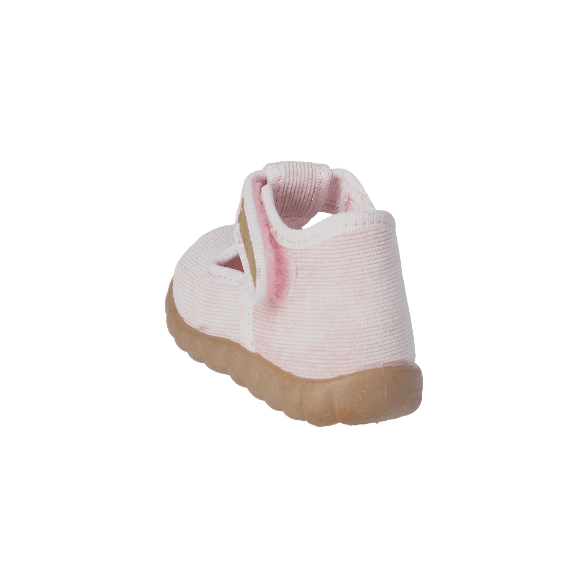 Kinder Klett-Hausschuhe Rosa