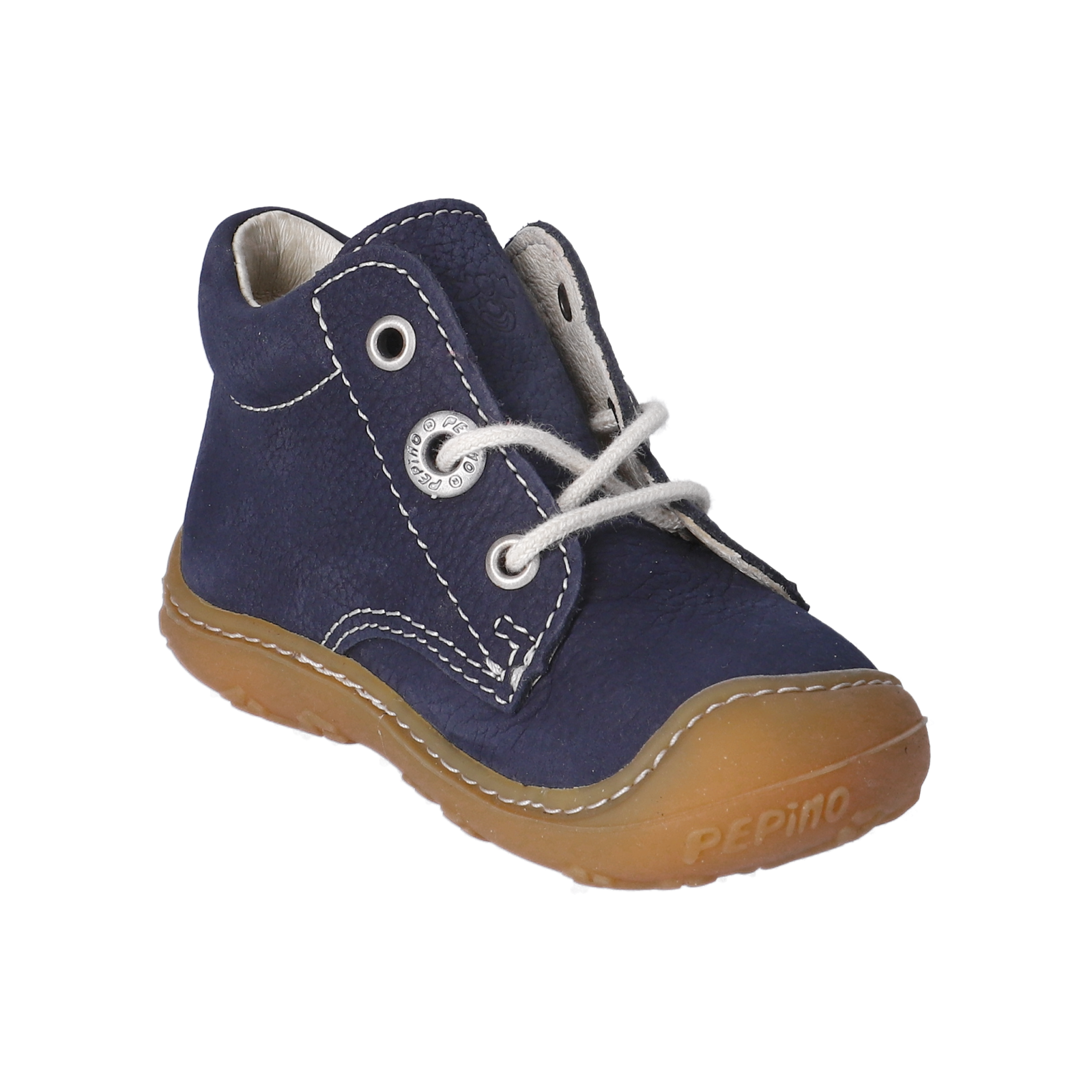 PEPINO-Kinderschuhe-CORY-Lauflernschuhe-blau-Schnürung-Unisex-Mittel