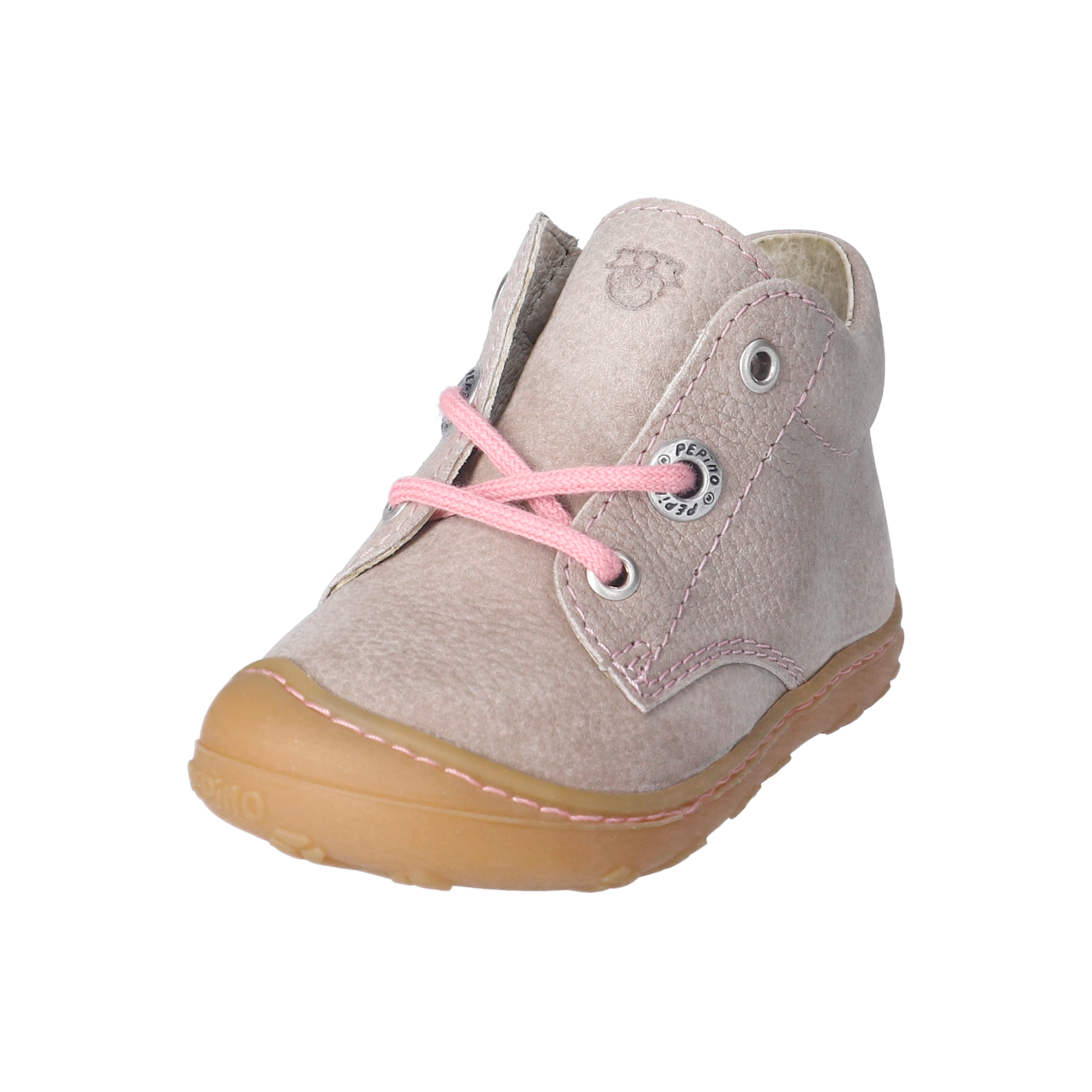 PEPINO-Kinderschuhe-CORY-Lauflernschuhe-beige-Schnürung-Mädchen-Mittel PEPINO-Kinderschuhe-CORY-Lauflernschuhe-beige-Schnürung-Mädchen-Mittel