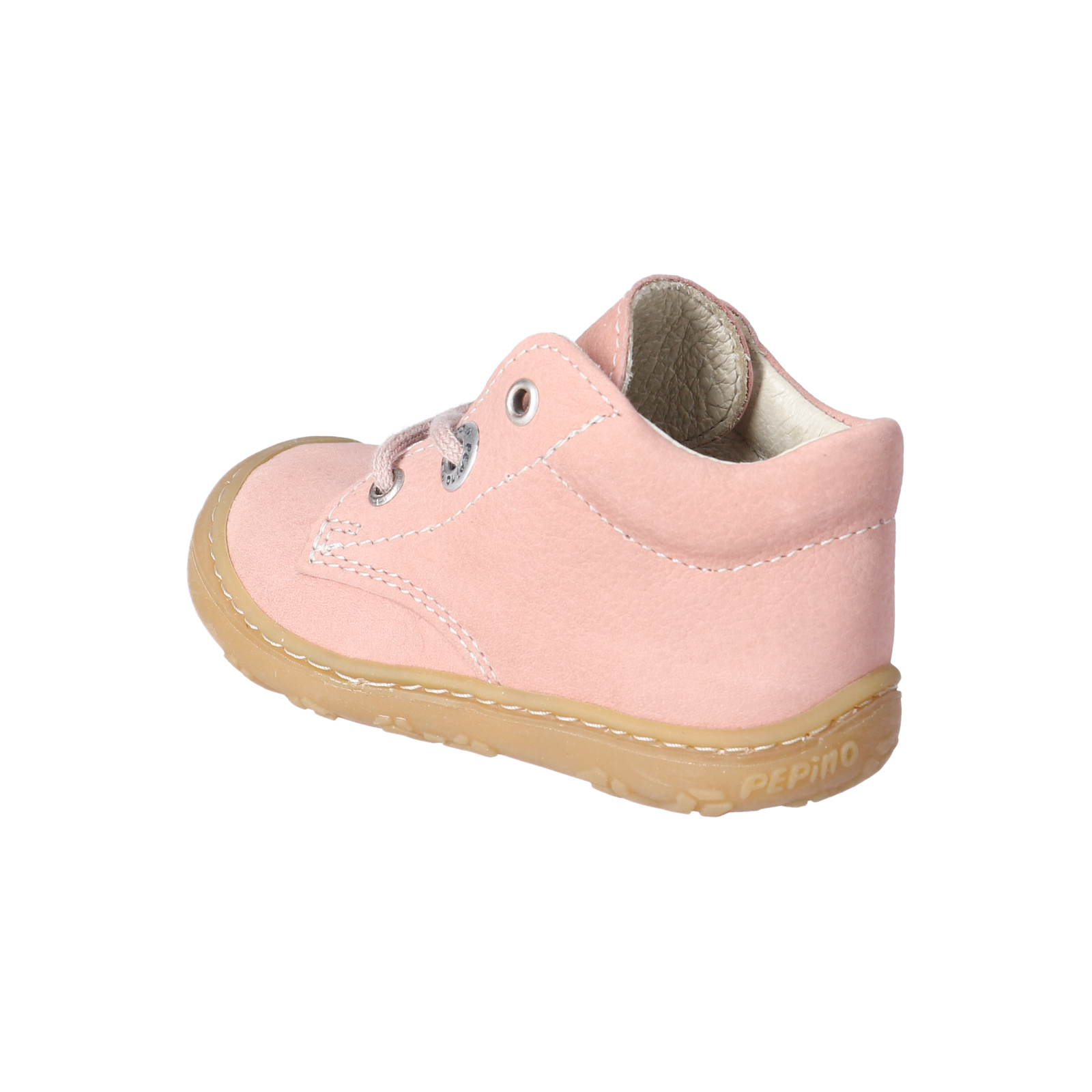 PEPINO-Kinderschuhe-CORY-Lauflernschuhe-rot-Schnürung-Mädchen-Weit