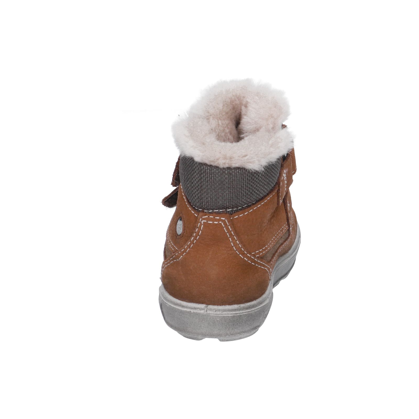 PEPINO-Kinderschuhe-PEDRO-Winterboots-braun-Klettverschluss-Jungen-Weit