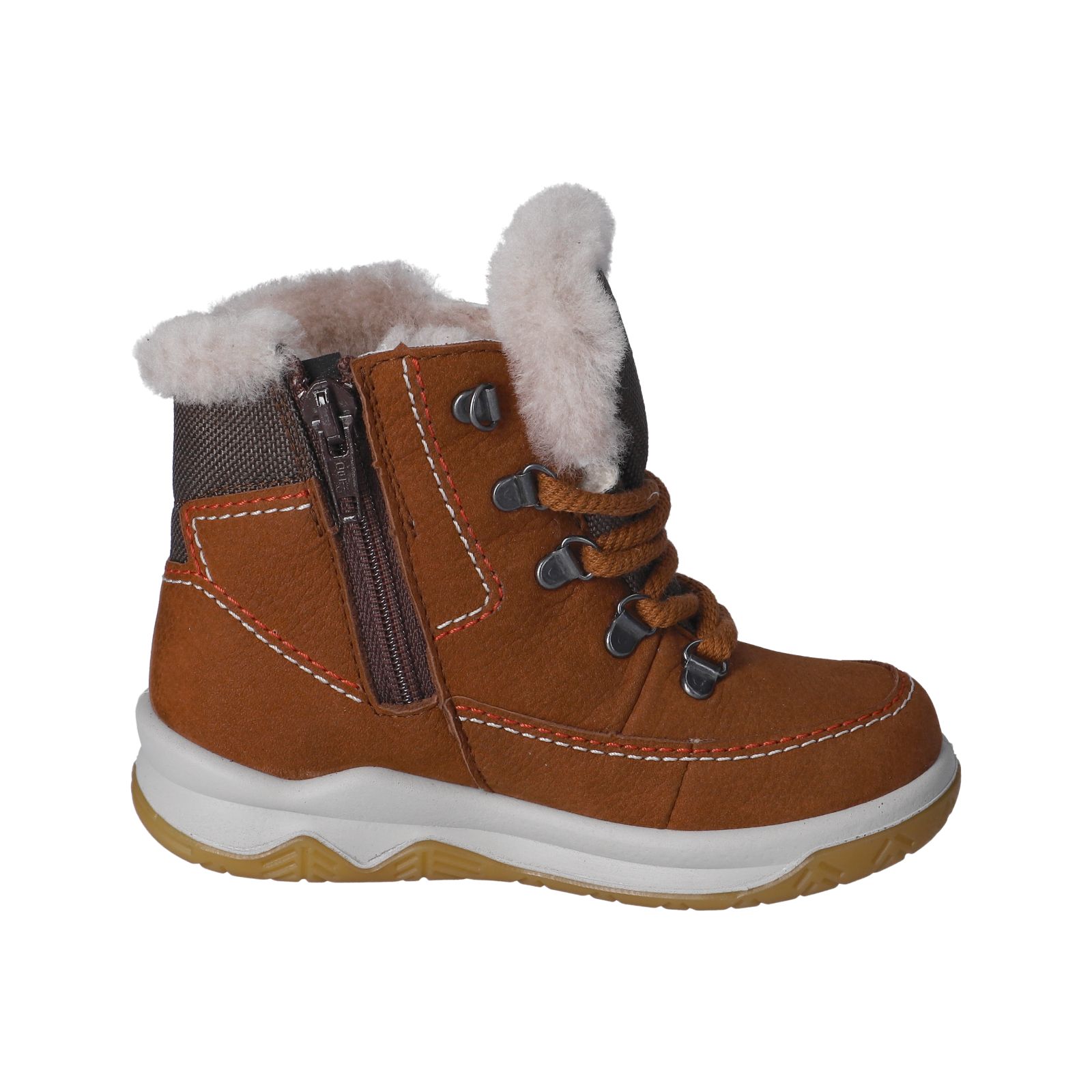 RICOSTA-Kinderschuhe-LEVI-Winterboots-braun-Schnürung-Jungen-Weit RICOSTA-Kinderschuhe-LEVI-Winterboots-braun-Schnürung-Jungen-Weit