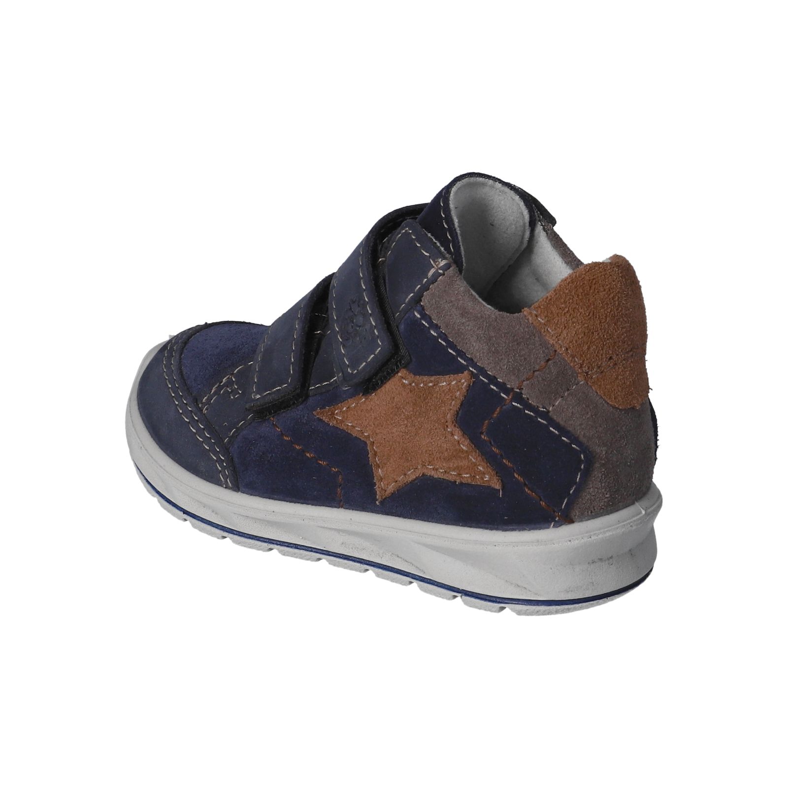 PEPINO-Kinderschuhe-KIMI-Sneaker-blau-Klettverschluss-Jungen-Weit