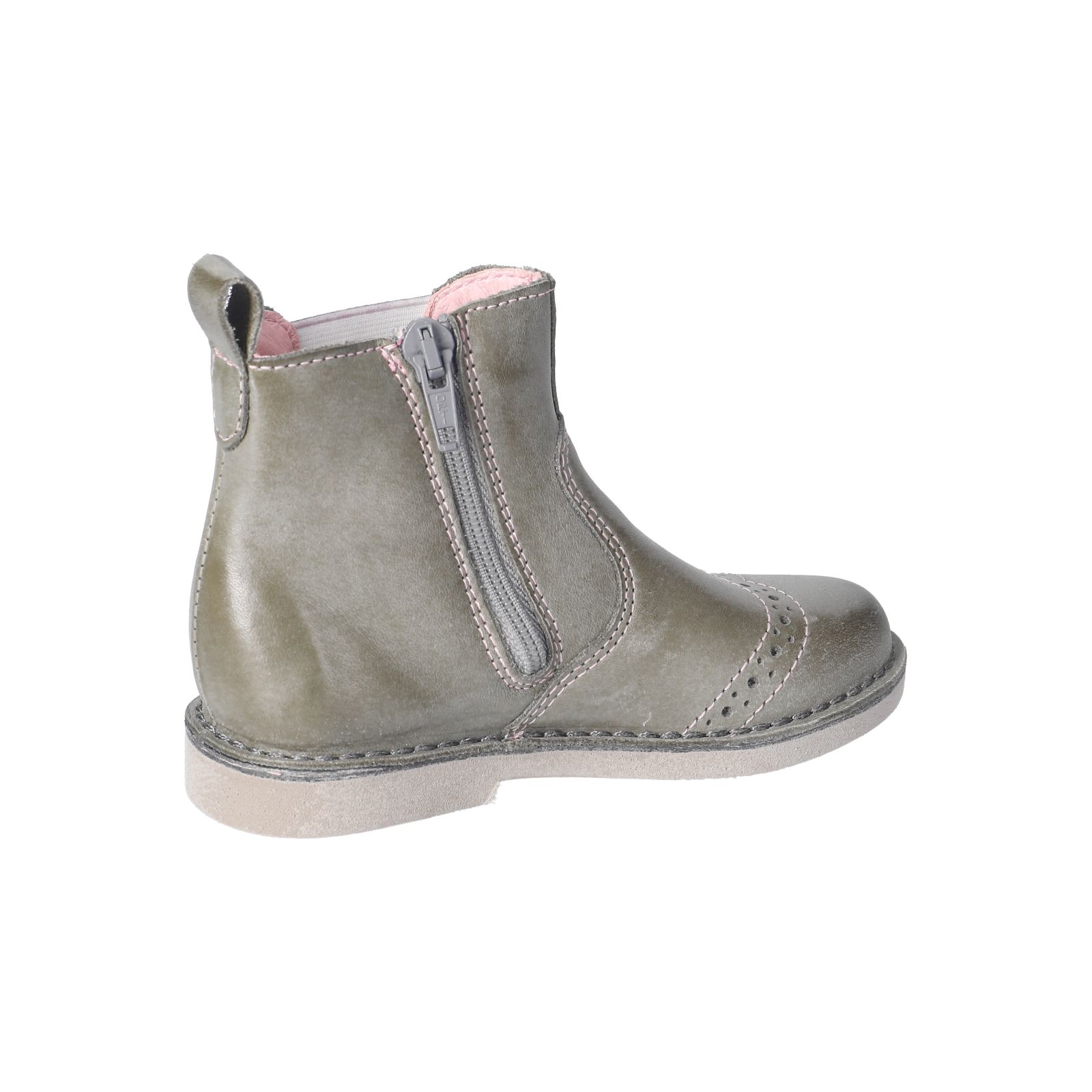 RICOSTA-Kinderschuhe-DALLAS-Boots-grün-Reißverschluss-Mädchen-Mittel RICOSTA-Kinderschuhe-DALLAS-Boots-grün-Reißverschluss-Mädchen-Mittel