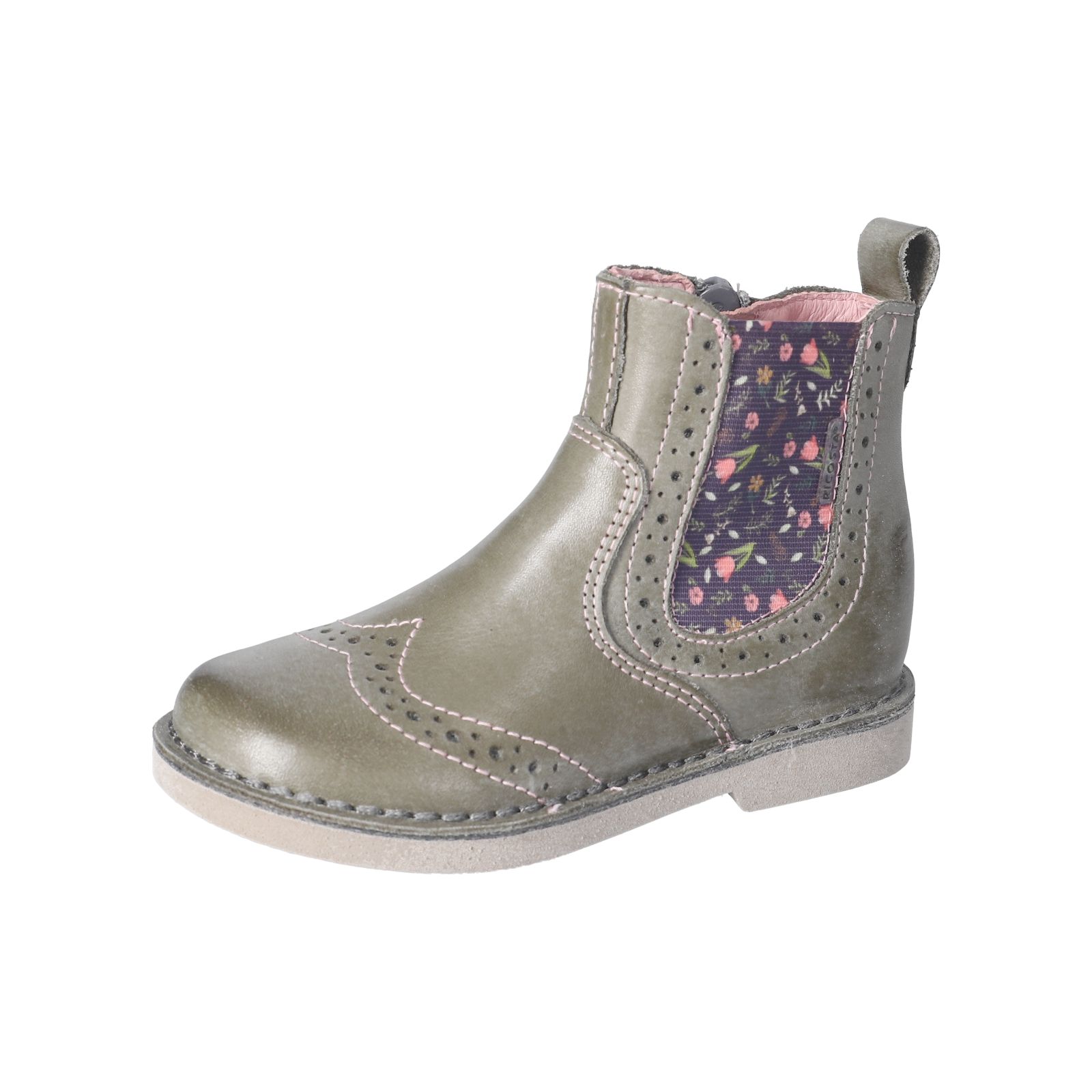 RICOSTA-Kinderschuhe-DALLAS-Boots-grün-Reißverschluss-Mädchen-Mittel RICOSTA-Kinderschuhe-DALLAS-Boots-grün-Reißverschluss-Mädchen-Mittel