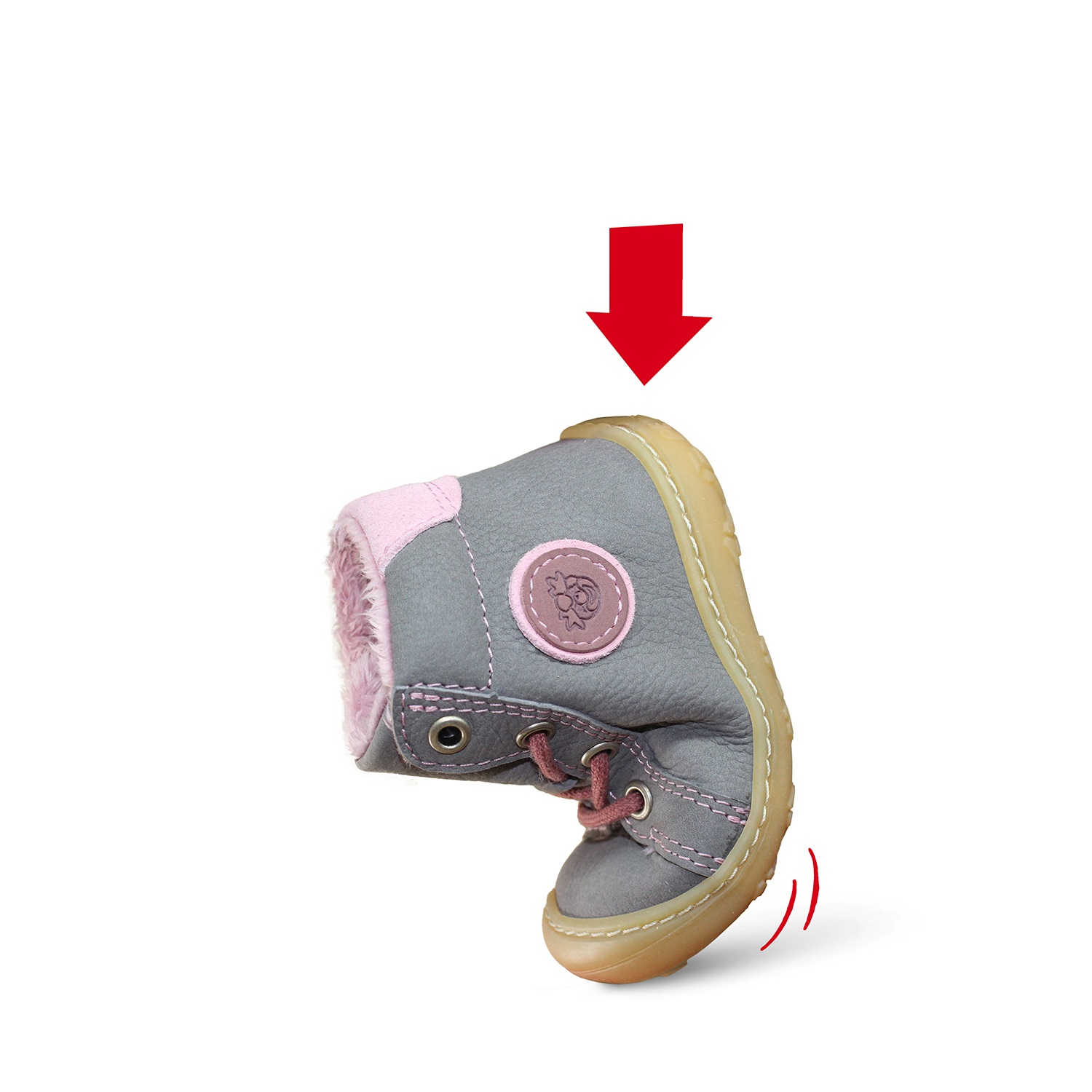 PEPINO-Kinderschuhe-GEORGIE-Lauflernschuhe-grau-Schnürung-Mädchen-Mittel PEPINO-Kinderschuhe-GEORGIE-Lauflernschuhe-grau-Schnürung-Mädchen-Mittel
