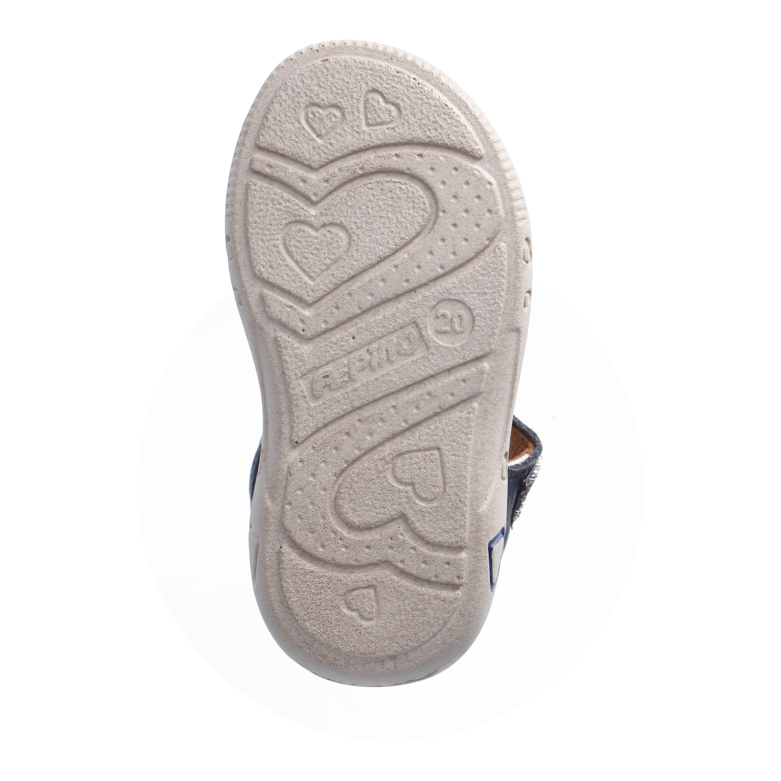 PEPINO-Kinderschuhe-TILDI-Sandalen-blau-Klettverschluss-Mädchen-Mittel