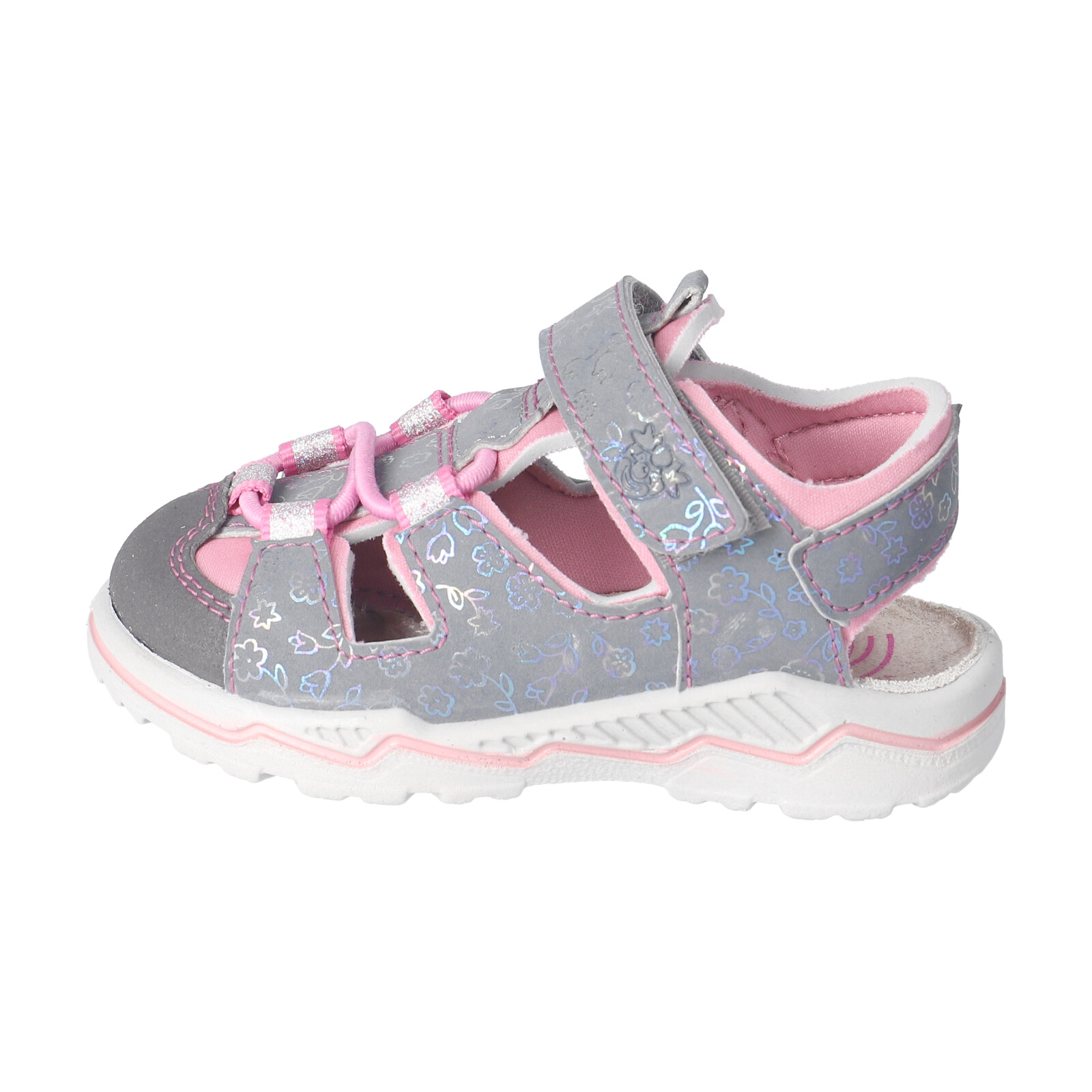 PEPINO-Kinderschuhe-GERY-Sandalen-grau-Klettverschluss-Mädchen-Mittel PEPINO-Kinderschuhe-GERY-Sandalen-grau-Klettverschluss-Mädchen-Mittel