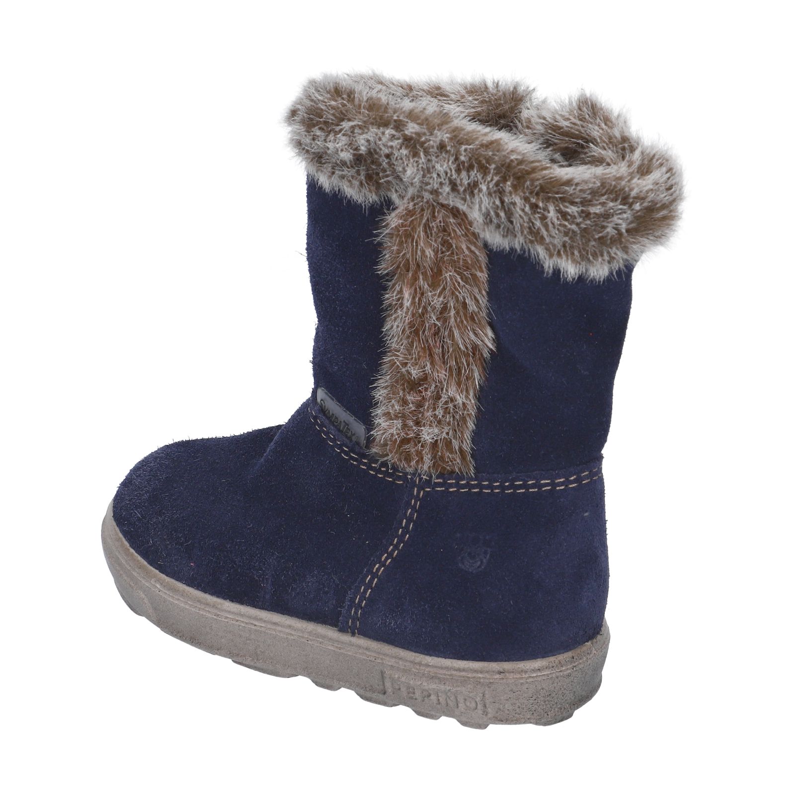 PEPINO-Kinderschuhe-USKY-Winterboots-blau-Reißverschluss-Mädchen-Mittel