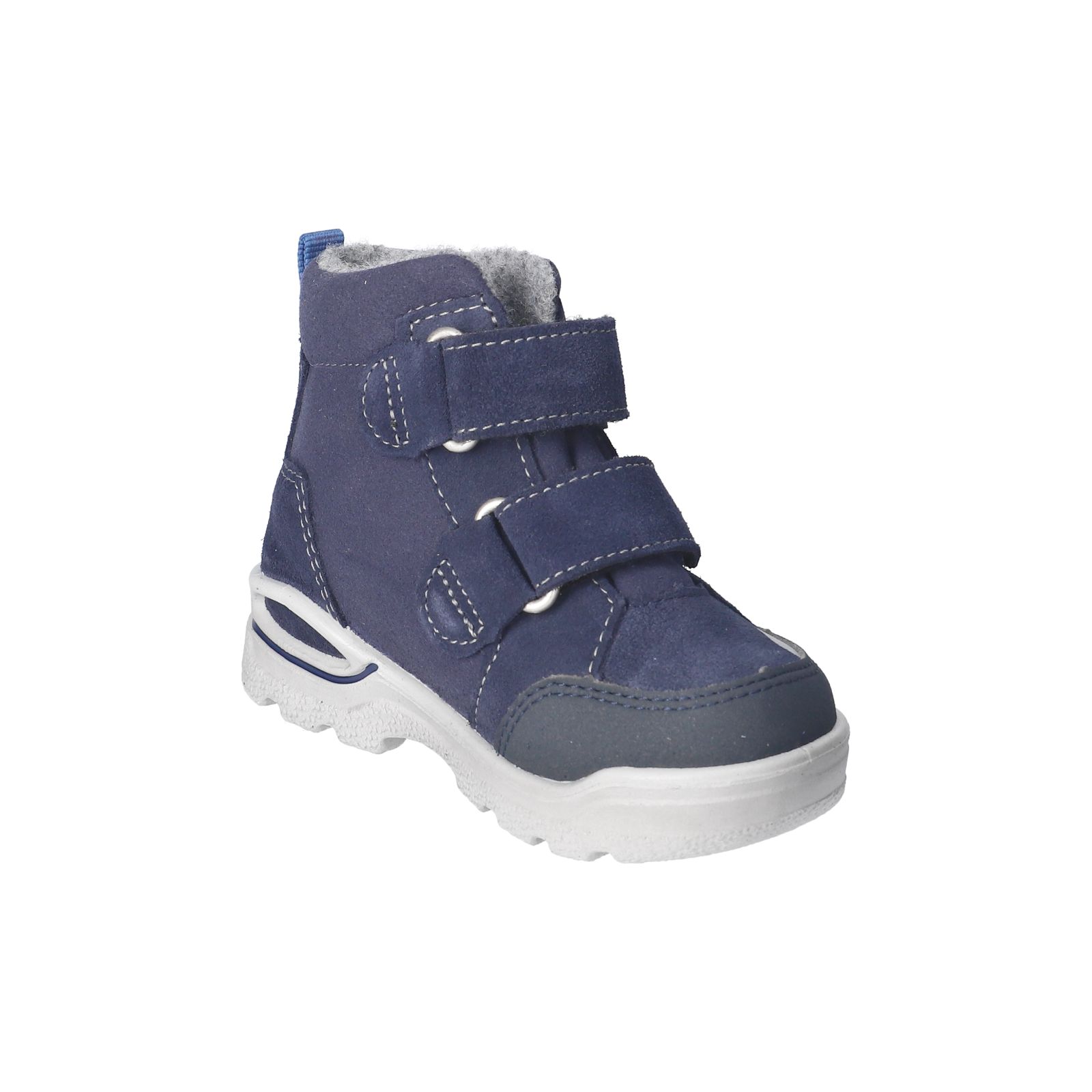 PEPINO-Kinderschuhe-JANNE-Winterboots-blau-Schnürung-Jungen-Mittel