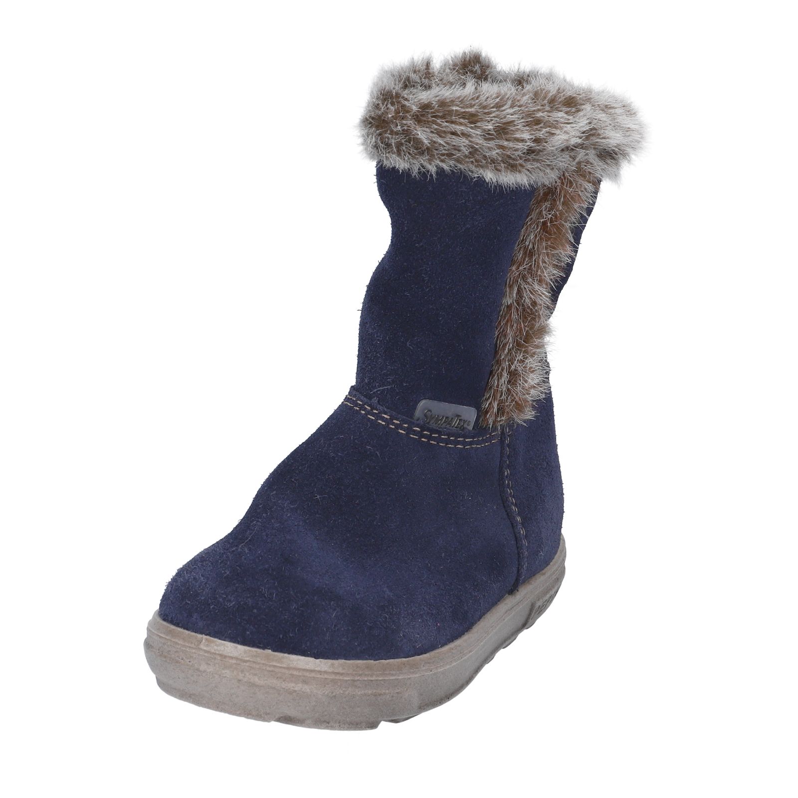 PEPINO-Kinderschuhe-USKY-Winterboots-blau-Reißverschluss-Mädchen-Mittel