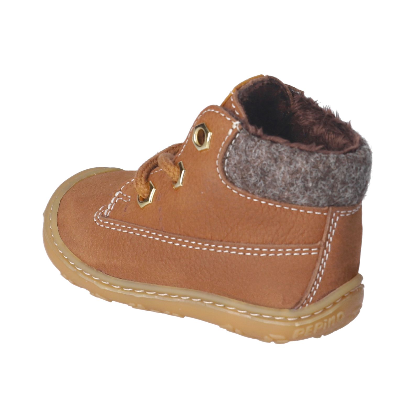 PEPINO-Kinderschuhe-TARY-Lauflernschuhe-braun-Schnürung-Unisex-Mittel PEPINO-Kinderschuhe-TARY-Lauflernschuhe-braun-Schnürung-Unisex-Mittel