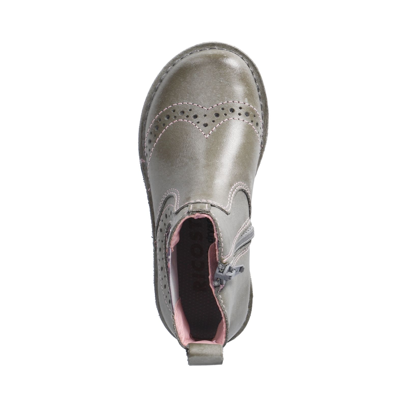 RICOSTA-Kinderschuhe-DALLAS-Boots-grün-Reißverschluss-Mädchen-Mittel RICOSTA-Kinderschuhe-DALLAS-Boots-grün-Reißverschluss-Mädchen-Mittel