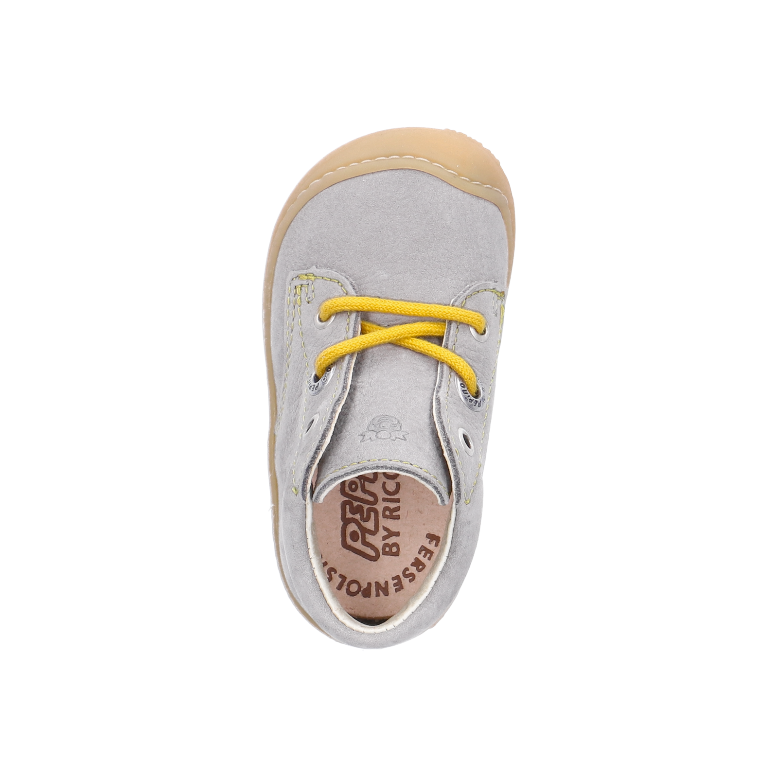 PEPINO-Kinderschuhe-CORY-Lauflernschuhe-grau-Schnürung-Unisex-Mittel