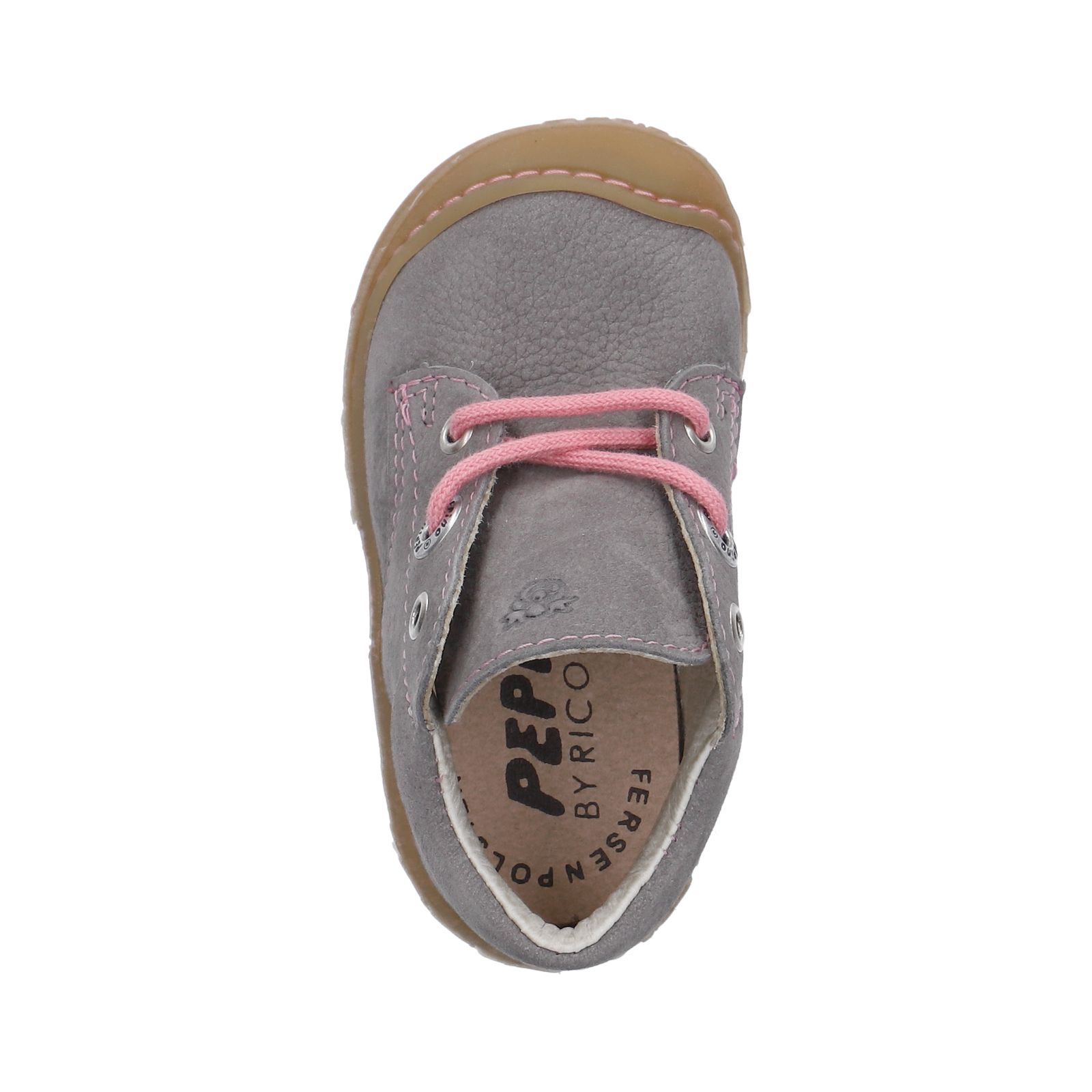 PEPINO-Kinderschuhe-CORY-Lauflernschuhe-grau-Schnürung-Mädchen-Mittel PEPINO-Kinderschuhe-CORY-Lauflernschuhe-grau-Schnürung-Mädchen-Mittel