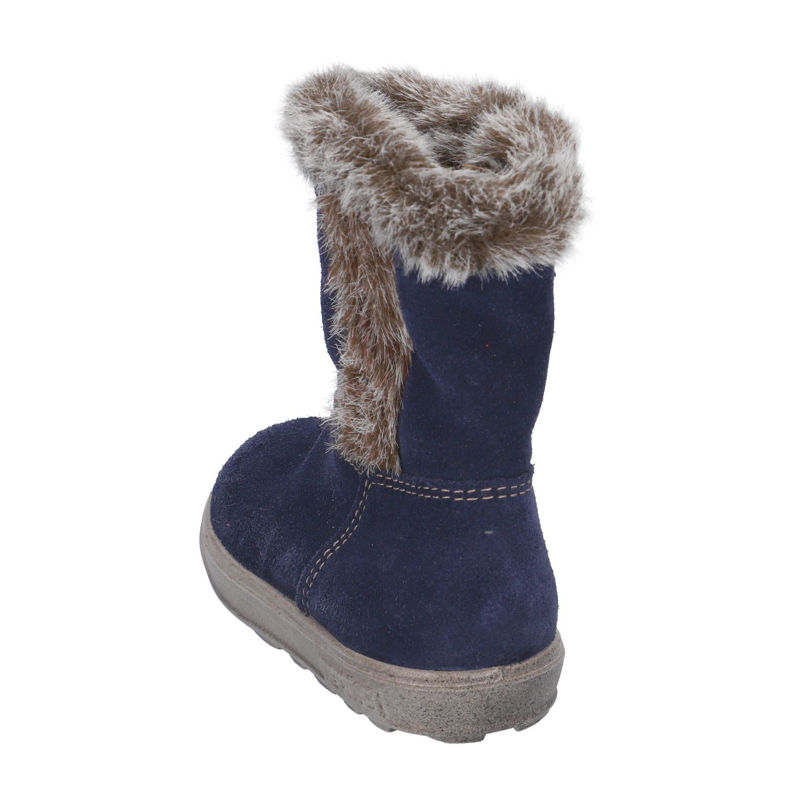 PEPINO-Kinderschuhe-USKY-Winterboots-blau-Reißverschluss-Mädchen-Mittel