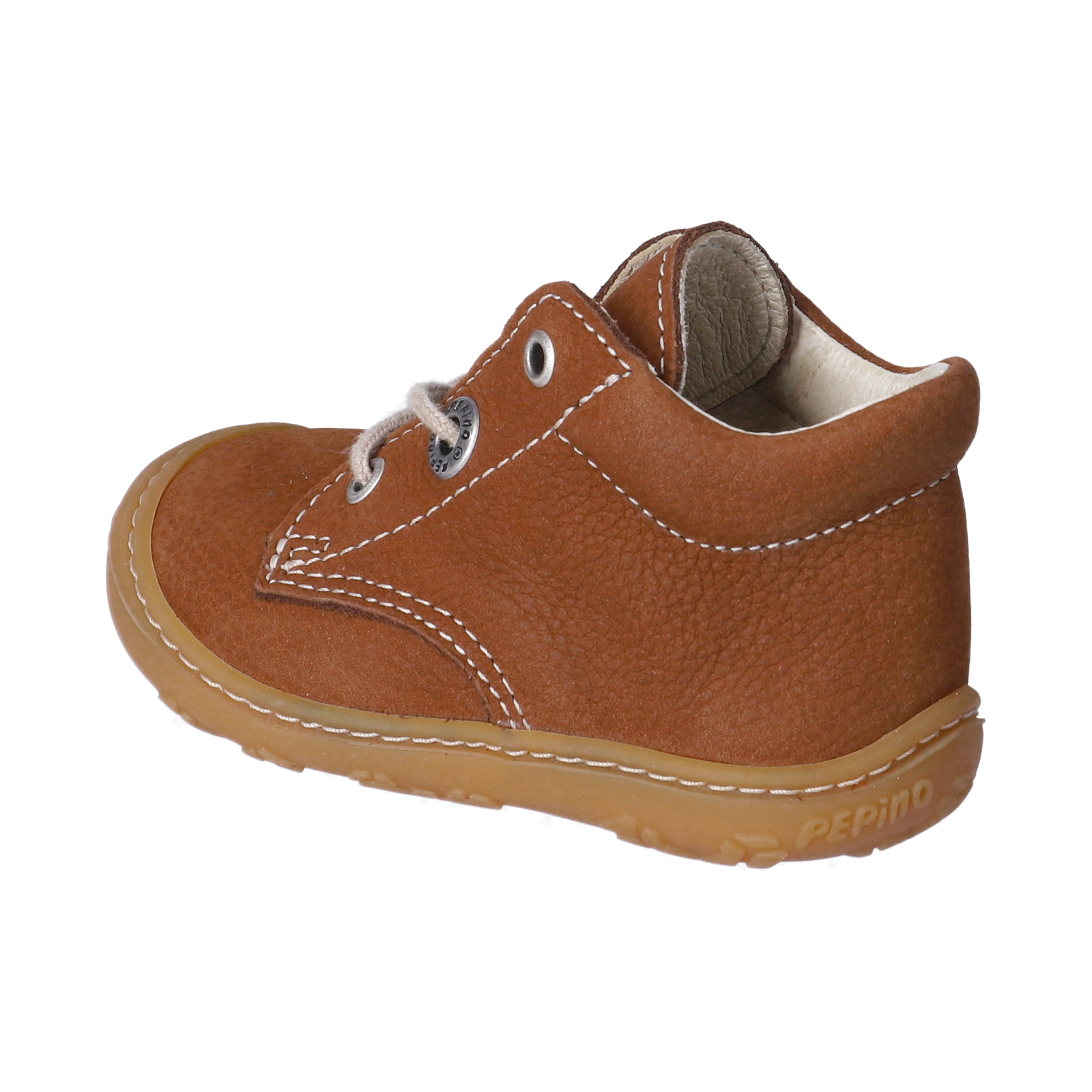 PEPINO-Kinderschuhe-CORY-Lauflernschuhe-braun-Schnürung-Unisex-Mittel PEPINO-Kinderschuhe-CORY-Lauflernschuhe-braun-Schnürung-Unisex-Mittel
