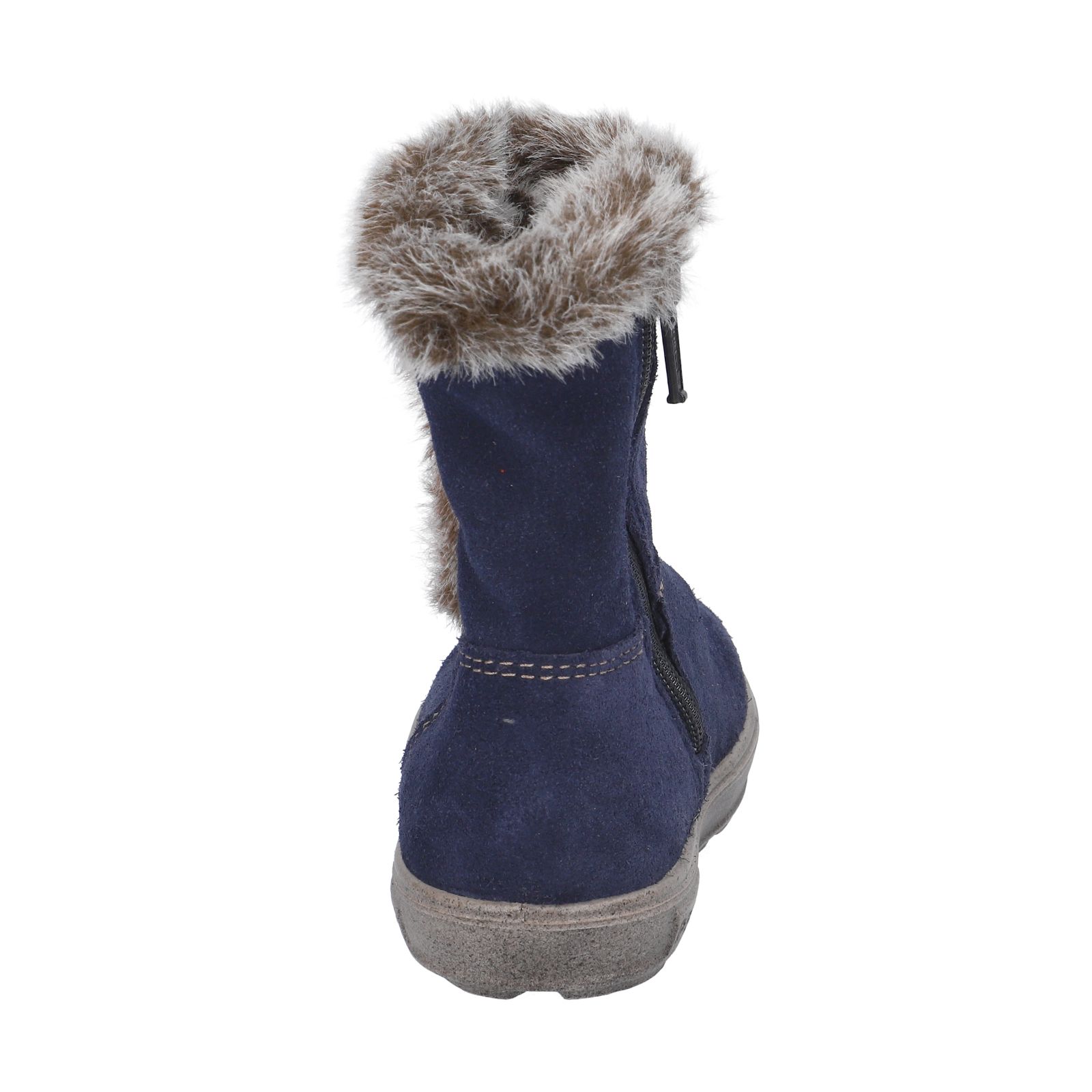 PEPINO-Kinderschuhe-USKY-Winterboots-blau-Reißverschluss-Mädchen-Mittel