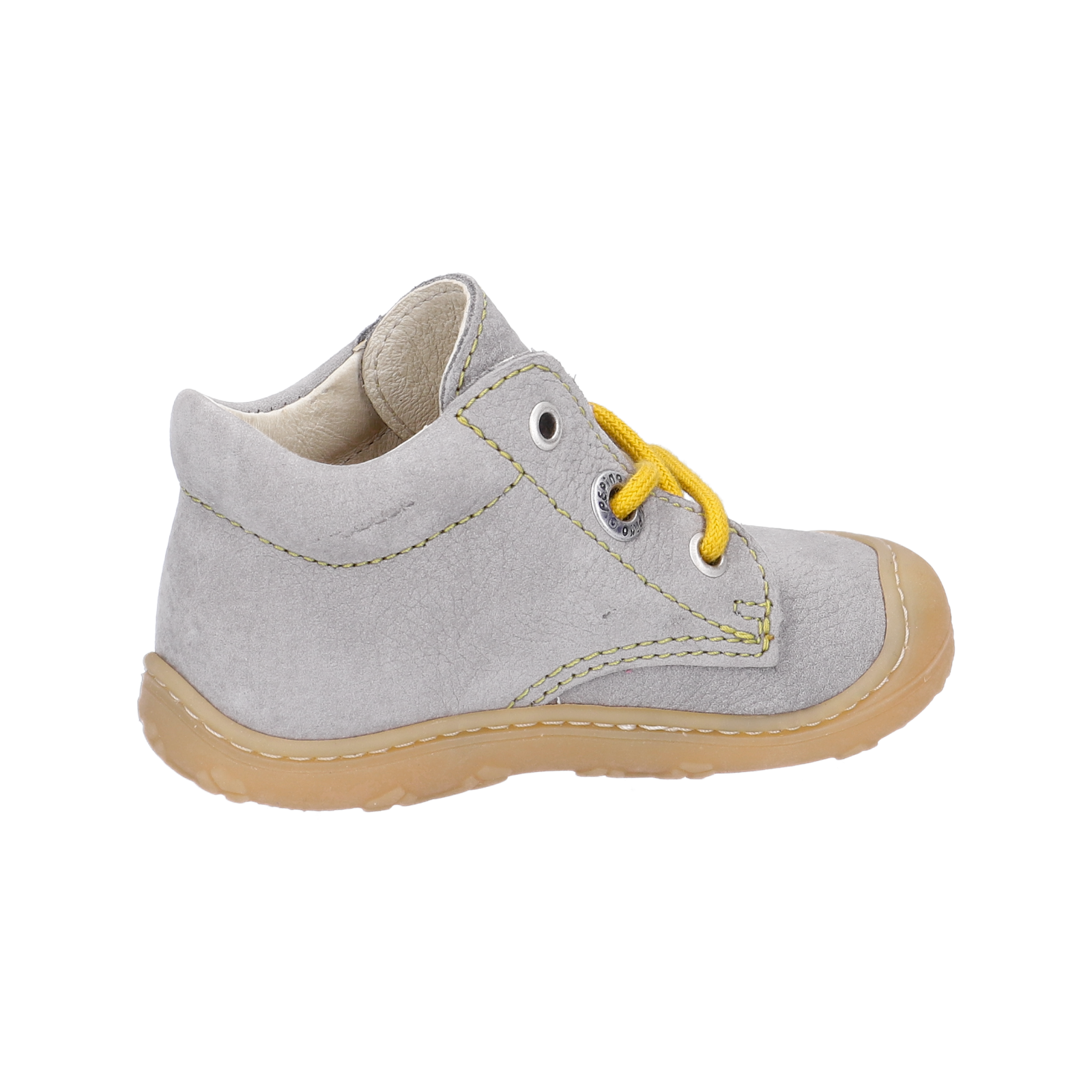 PEPINO-Kinderschuhe-CORY-Lauflernschuhe-grau-Schnürung-Unisex-Mittel