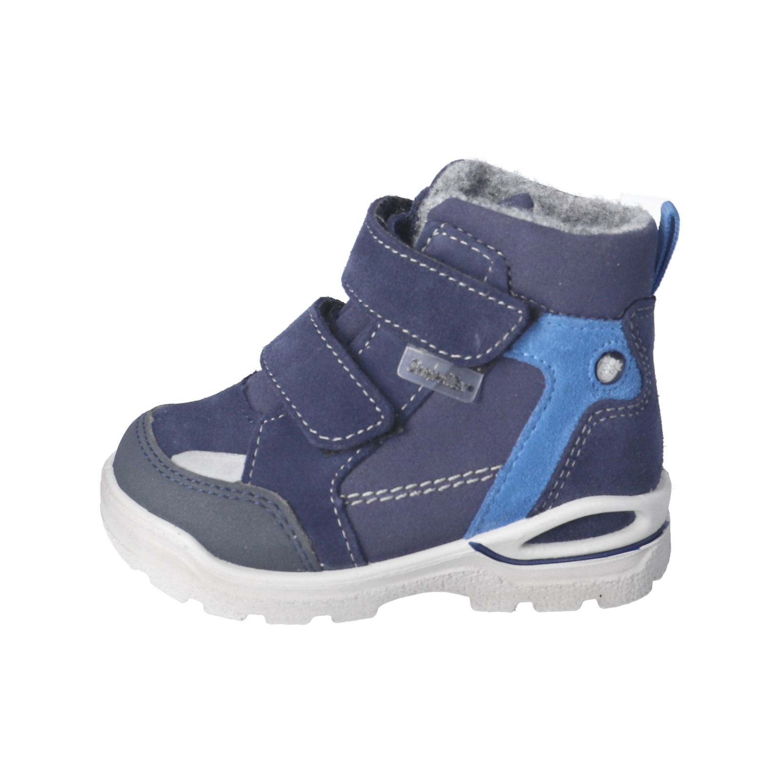 PEPINO-Kinderschuhe-JANNE-Winterboots-blau-Schnürung-Jungen-Mittel