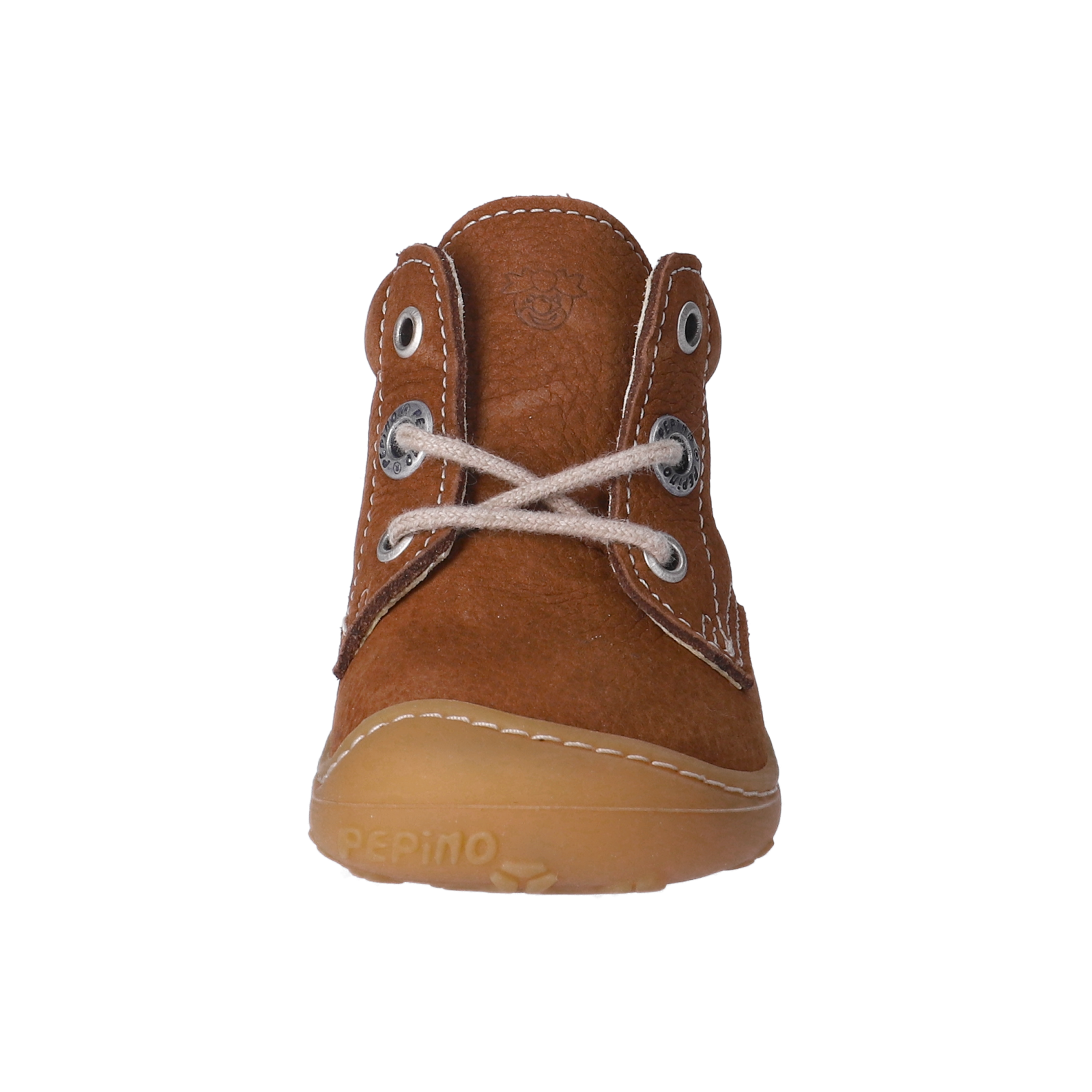 PEPINO-Kinderschuhe-CORY-Lauflernschuhe-braun-Schnürung-Unisex-Mittel