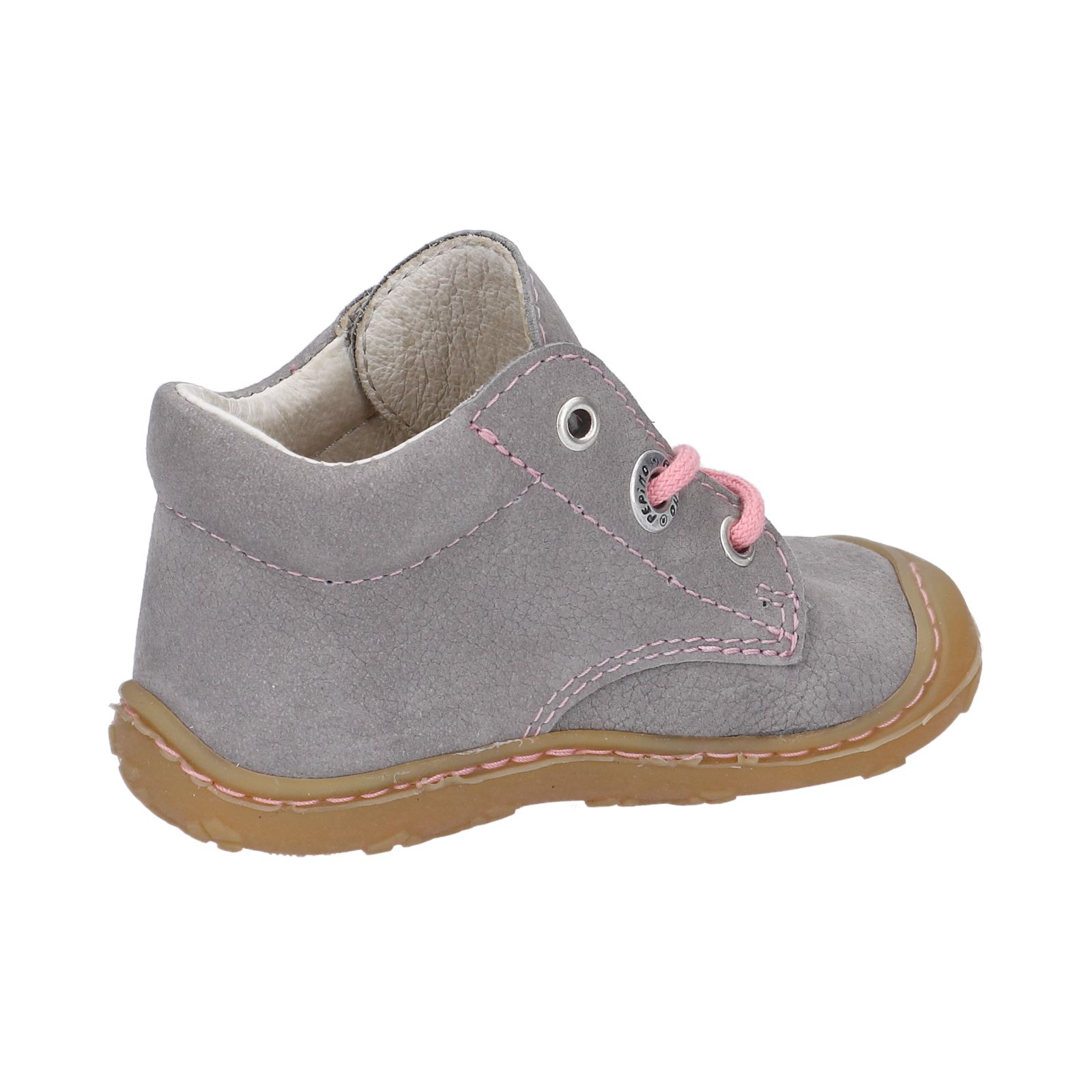PEPINO-Kinderschuhe-CORY-Lauflernschuhe-grau-Schnürung-Mädchen-Mittel PEPINO-Kinderschuhe-CORY-Lauflernschuhe-grau-Schnürung-Mädchen-Mittel