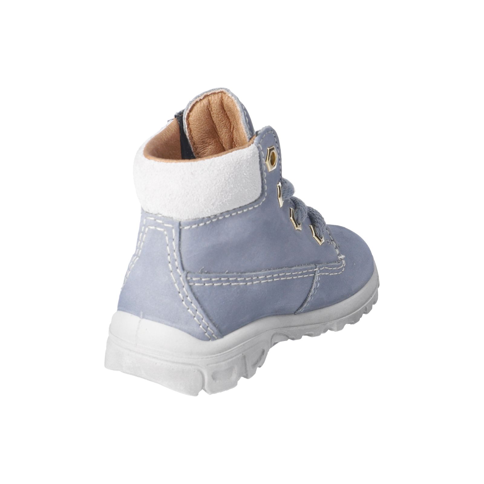 PEPINO-Kinderschuhe-DEAN-Boots-blau-Schnürung-Jungen-Weit