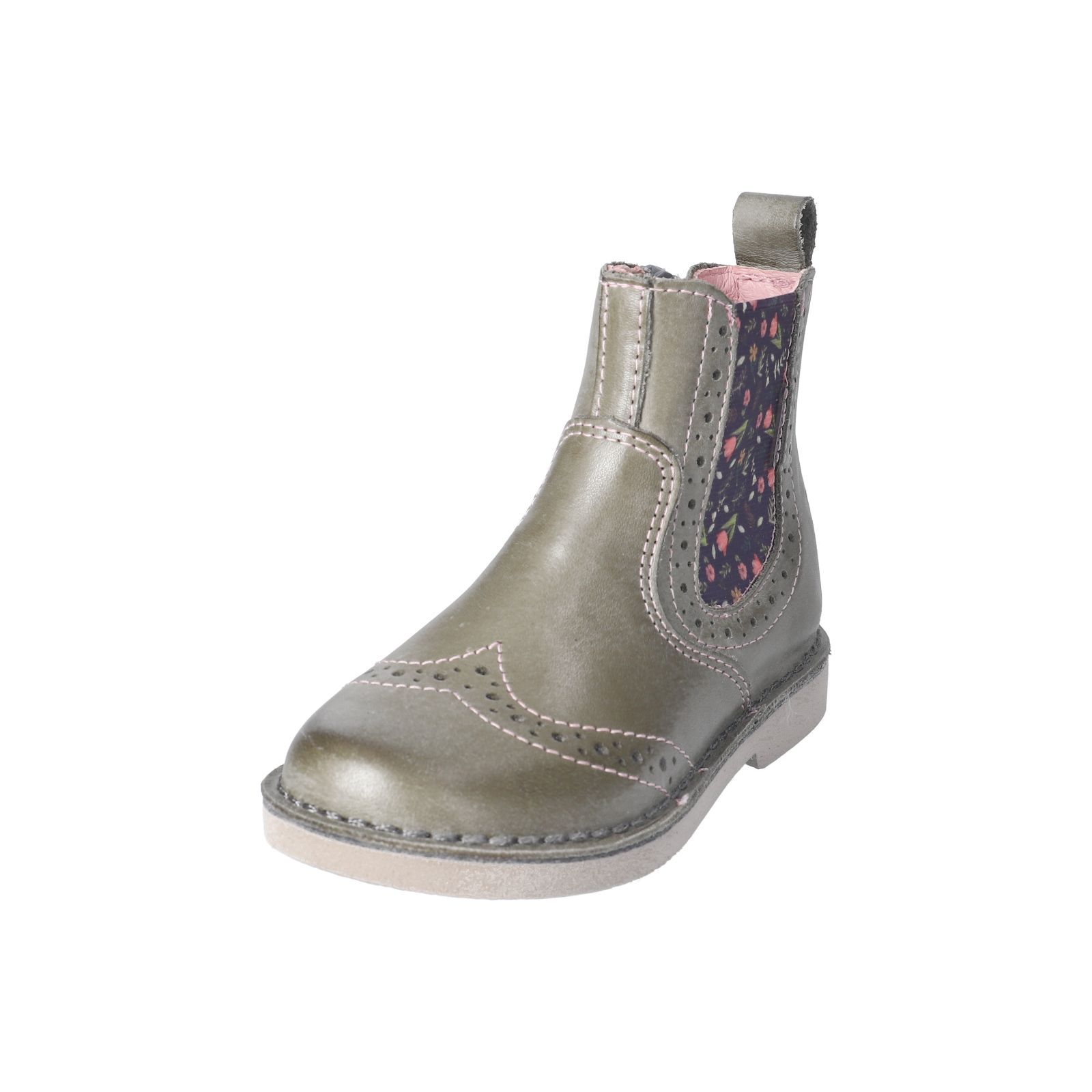 RICOSTA-Kinderschuhe-DALLAS-Boots-grün-Reißverschluss-Mädchen-Mittel RICOSTA-Kinderschuhe-DALLAS-Boots-grün-Reißverschluss-Mädchen-Mittel